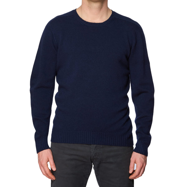 VANNUCCIMilanoNavyBlueWool-