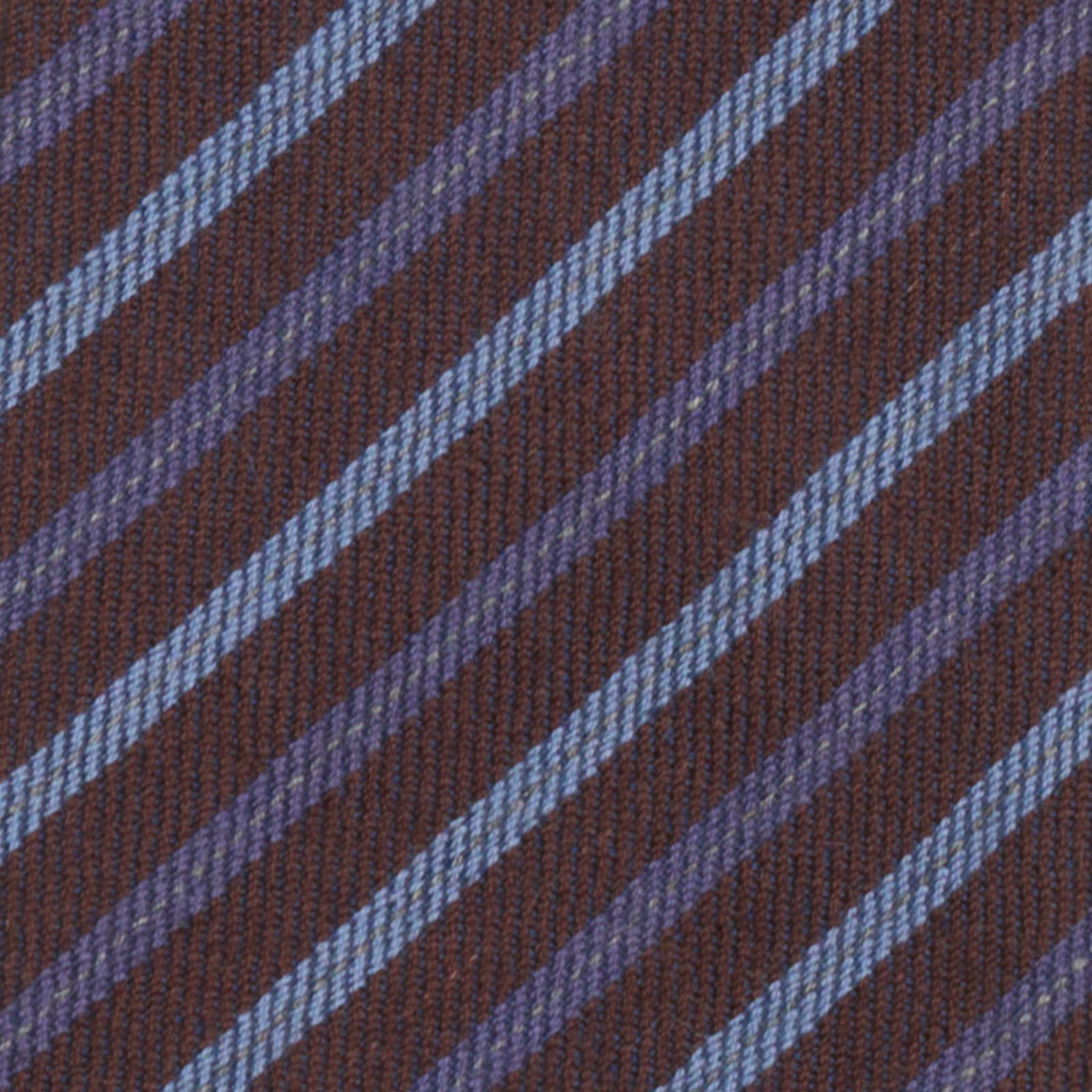 VANNUCCI Navy Blue Regimental Striped Cashmere Seven Fold Tie NEW
