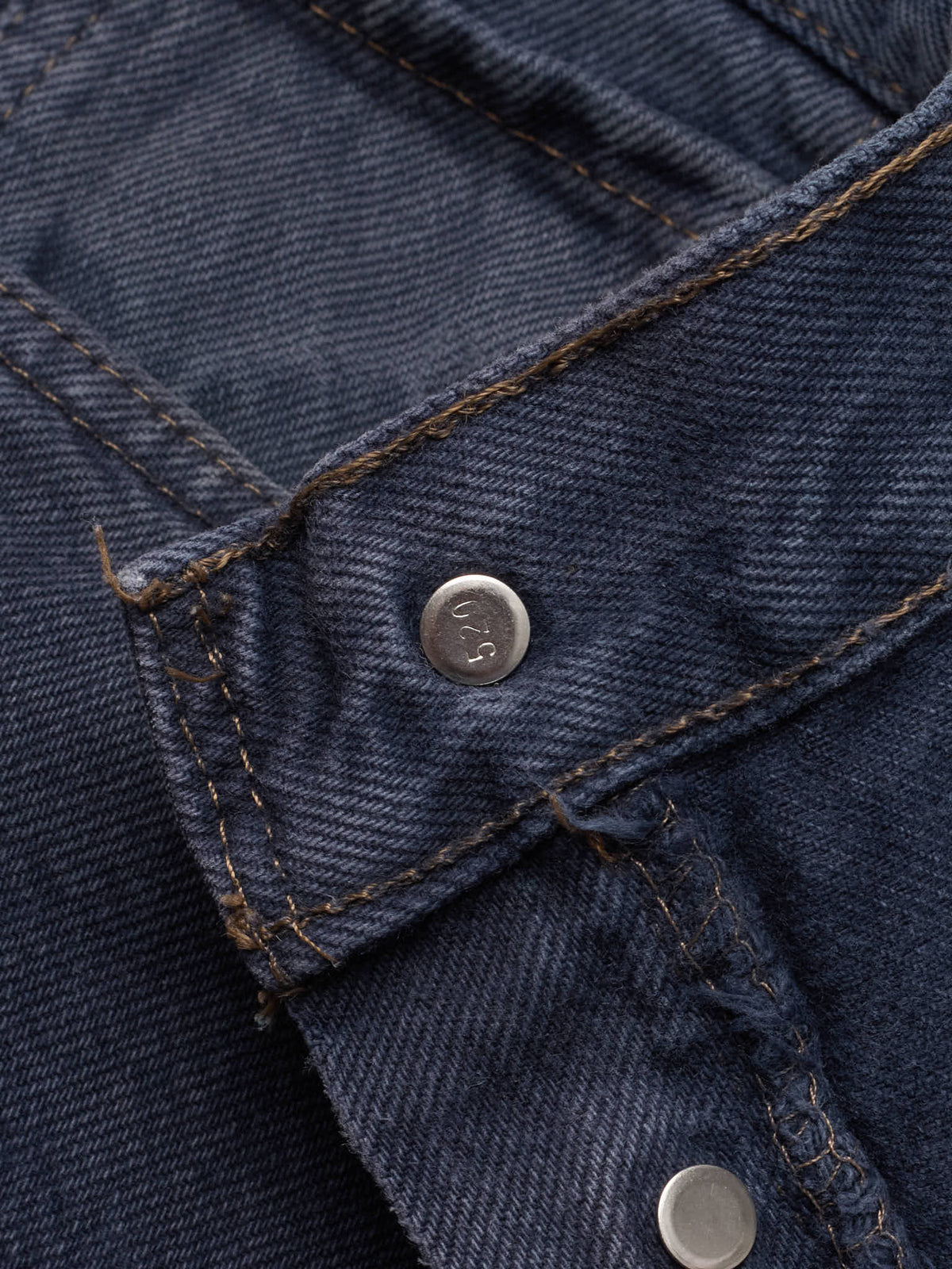 Vintage LEVI'S 501 Straight Fit Dark Blue Cotton Jeans Made in USA