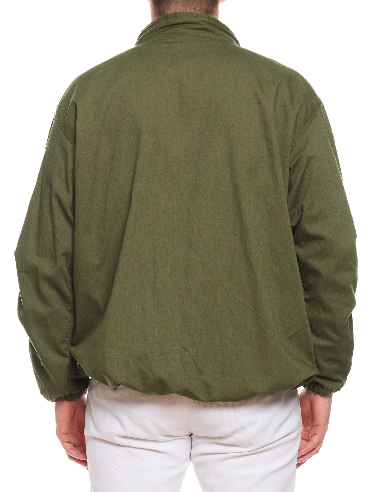 Vintage 1980 Gibraltar Industries Olive Chemical Protective Cotton Military Jacket NOS