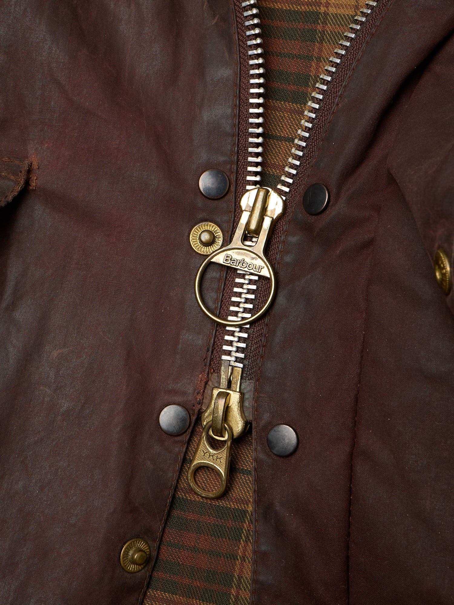 Vintage BARBOUR Beaufort Burgundy Motorcycle Wax Jacket 3 Crest