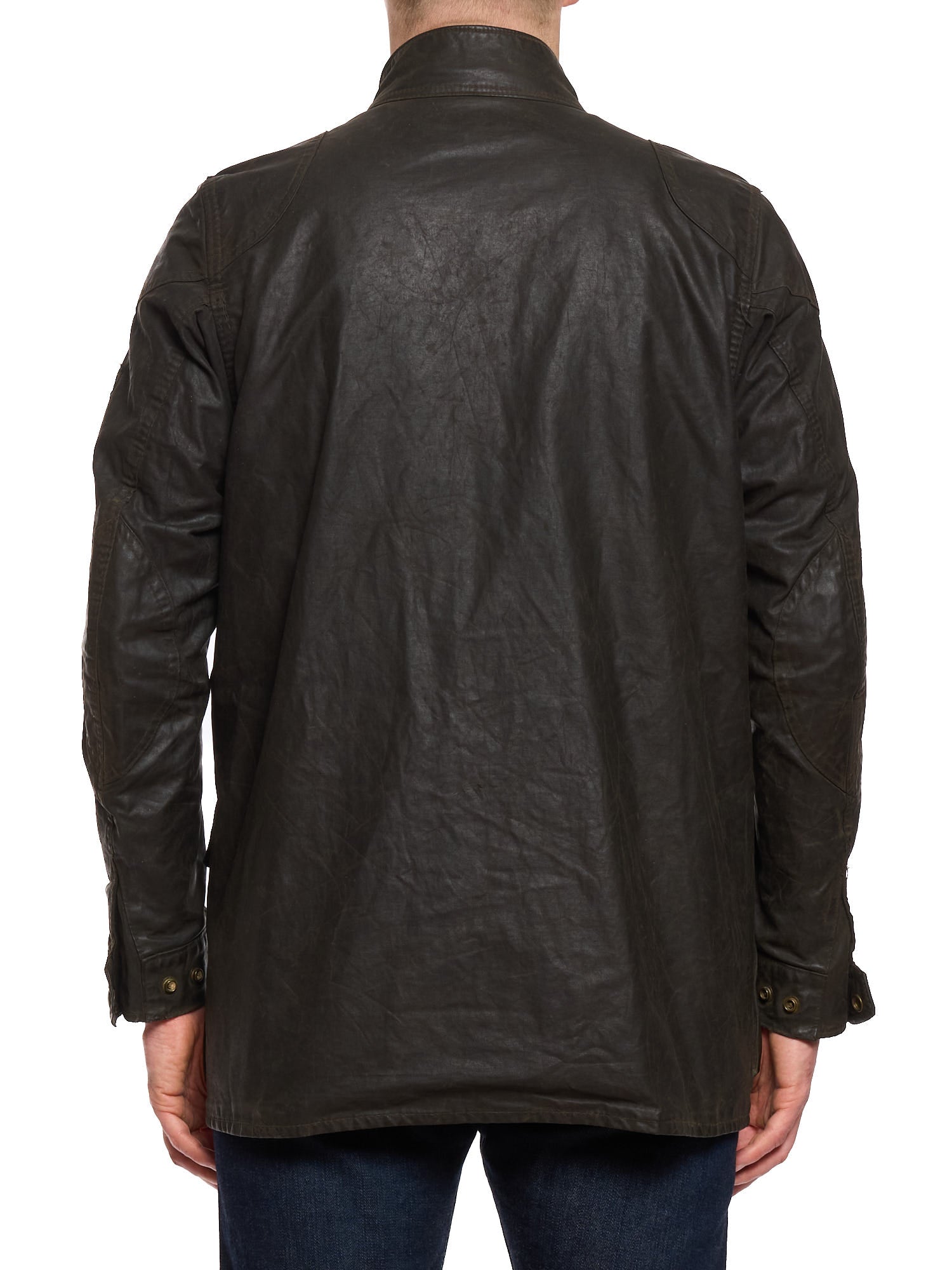 Vintage BELSTAFF TRIALMASTER Black Waxed 1970's Jacket Coat