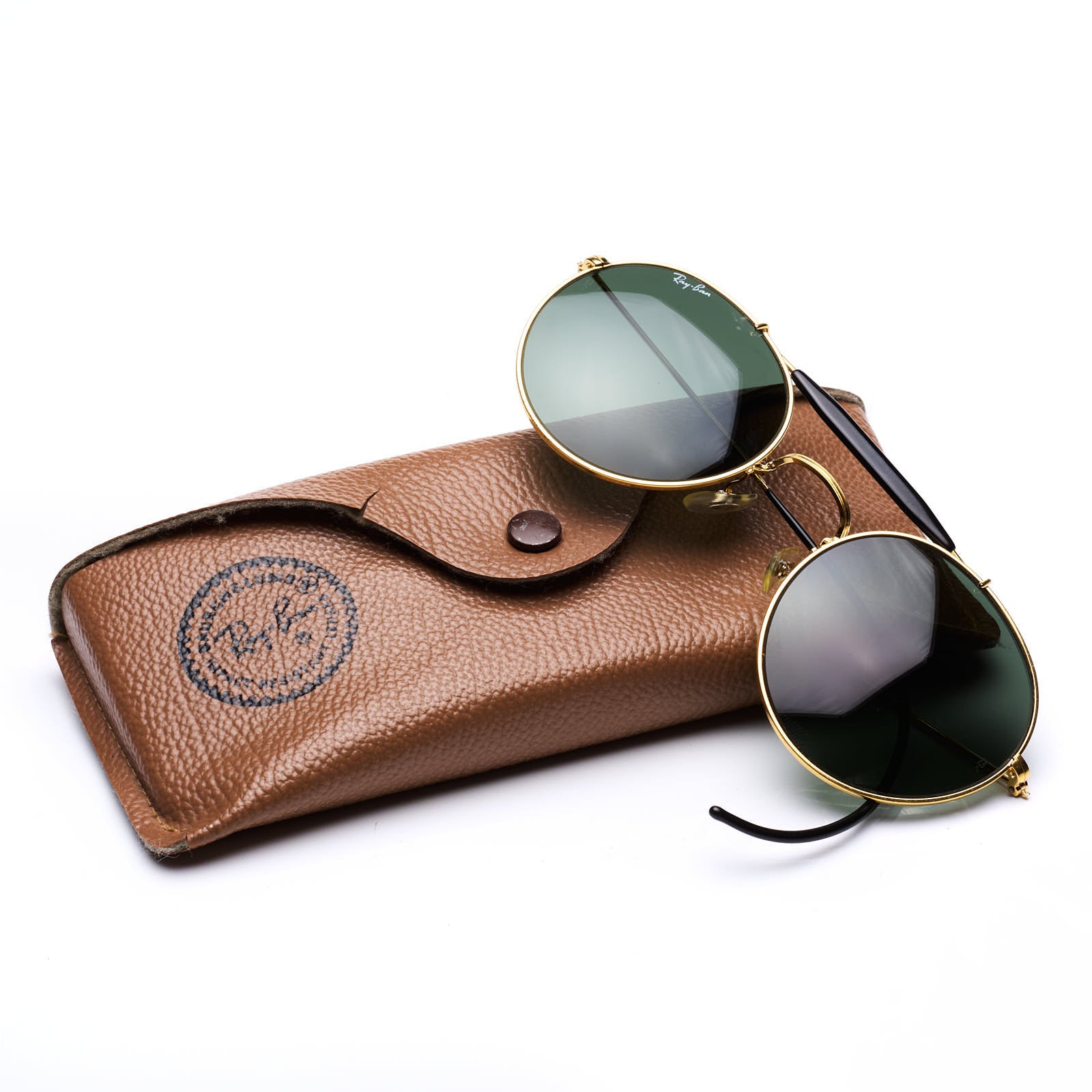 Vintage B&L RAY BAN W0920 "Outdoorsman Round" Sport  Sunglasses 52mm NOS