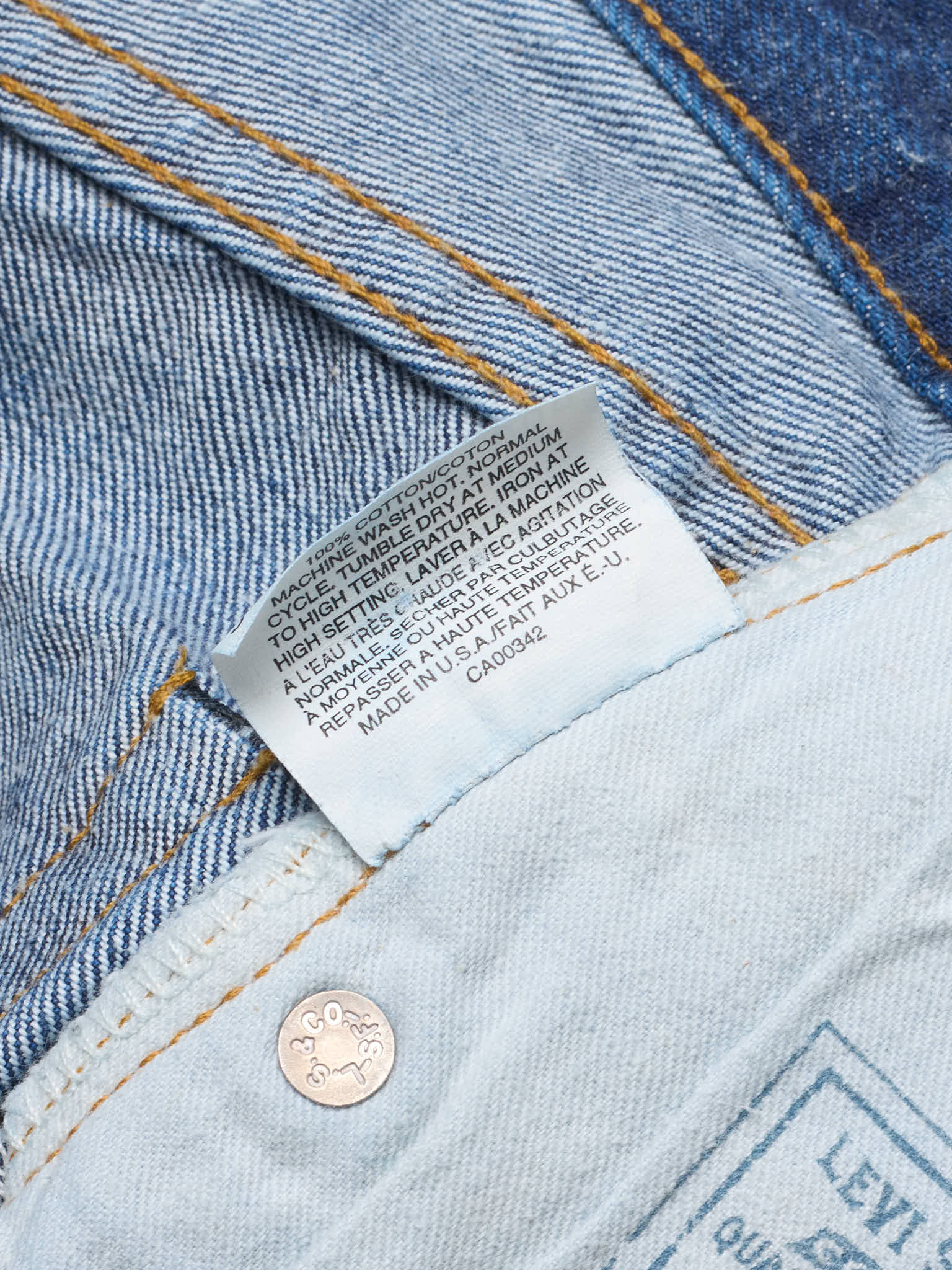 Ultra Rare Vintage LEVI'S 501 Jeans USA BIG E Valencia Street Pre LVC 1993 Grail