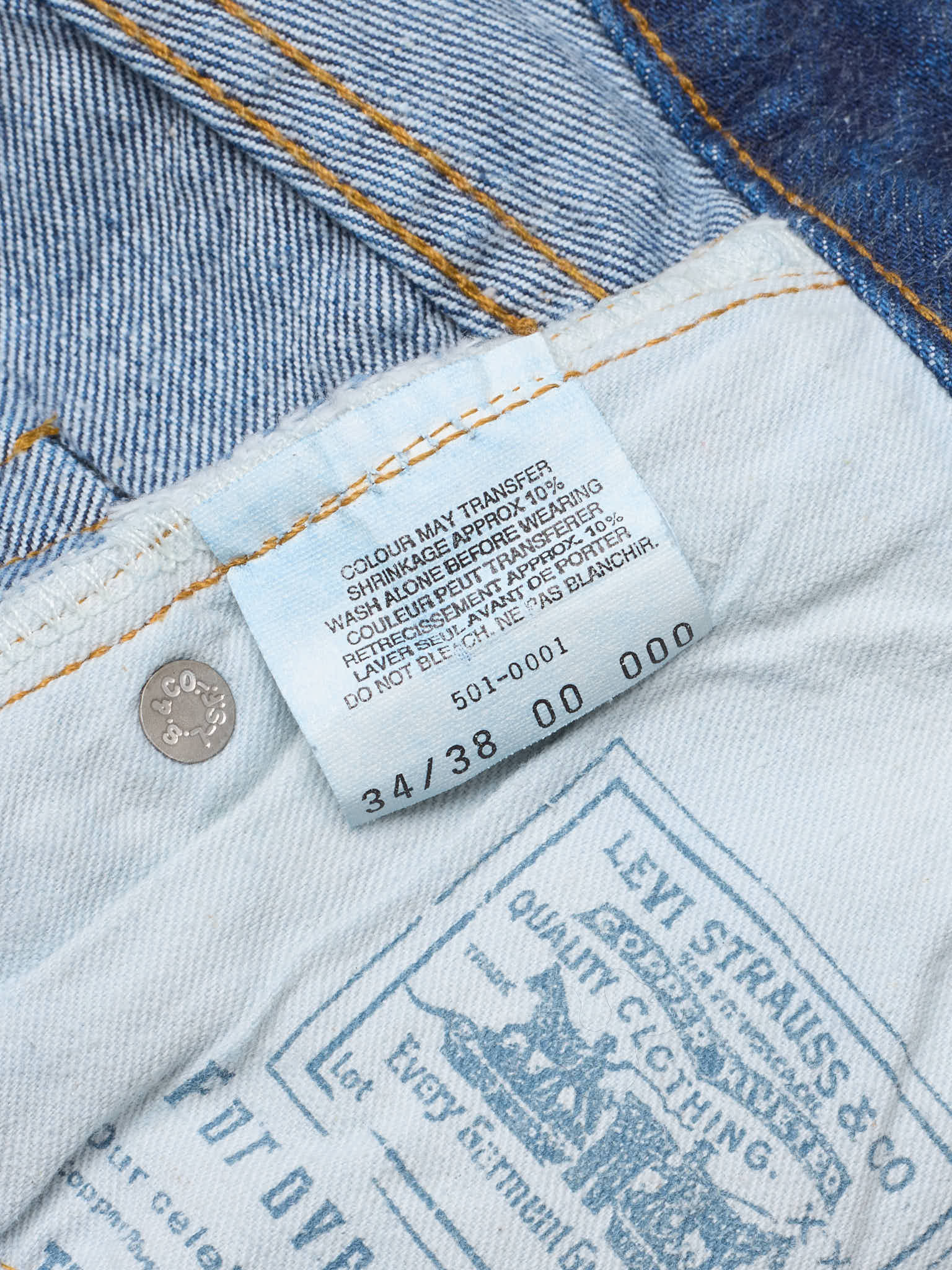 Ultra Rare Vintage LEVI'S 501 Jeans USA BIG E Valencia Street Pre LVC 1993 Grail