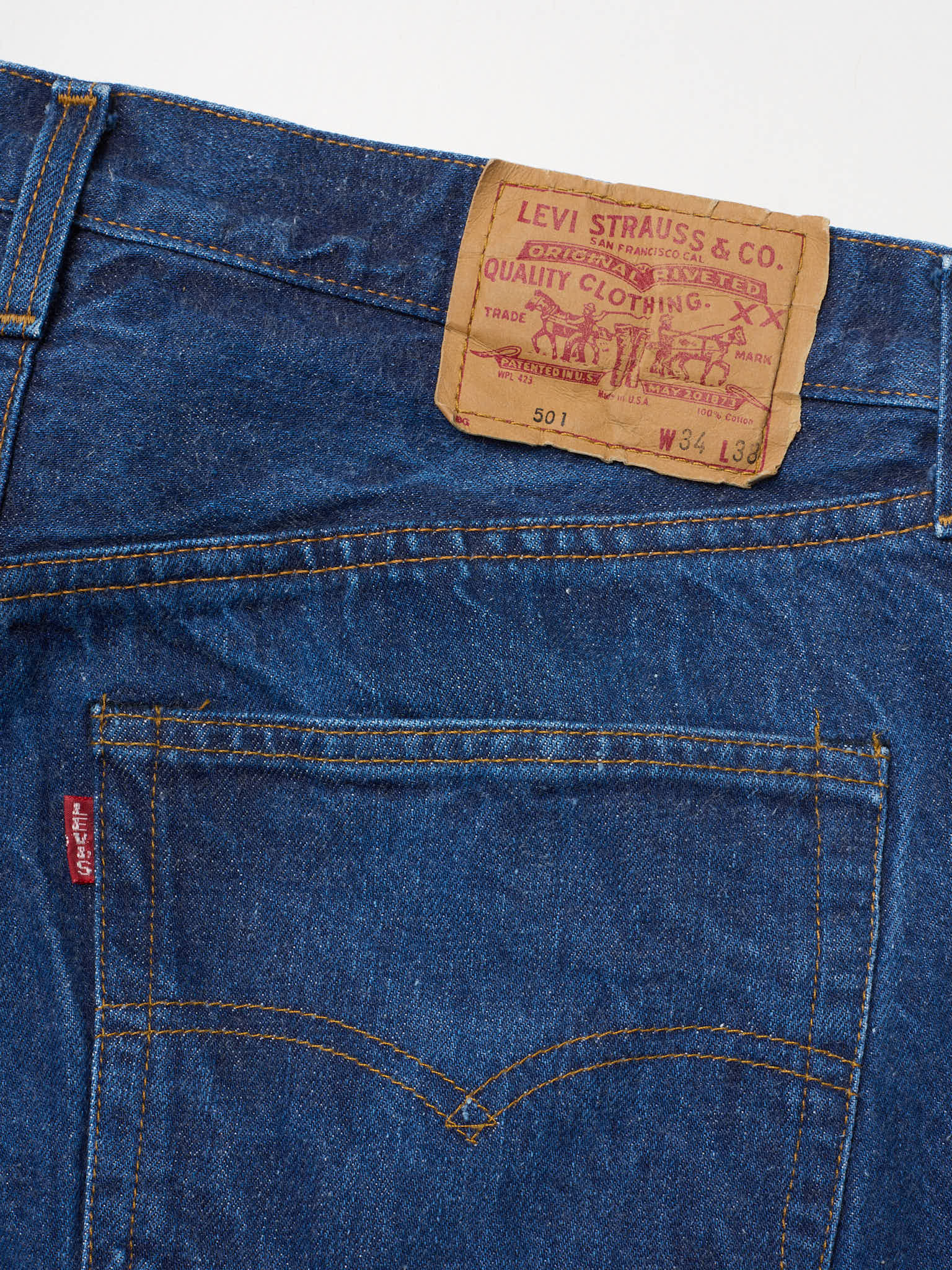 Ultra Rare Vintage LEVI'S 501 Jeans USA BIG E Valencia Street Pre LVC 1993 Grail