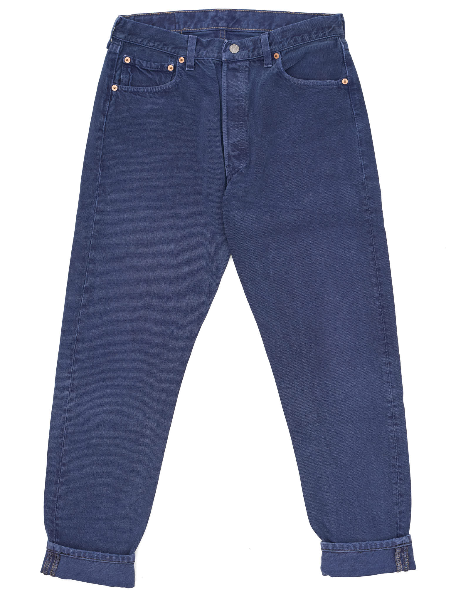 Vintage LEVI'S 501 Straight Fit Blue Tapered Jeans Made in USA