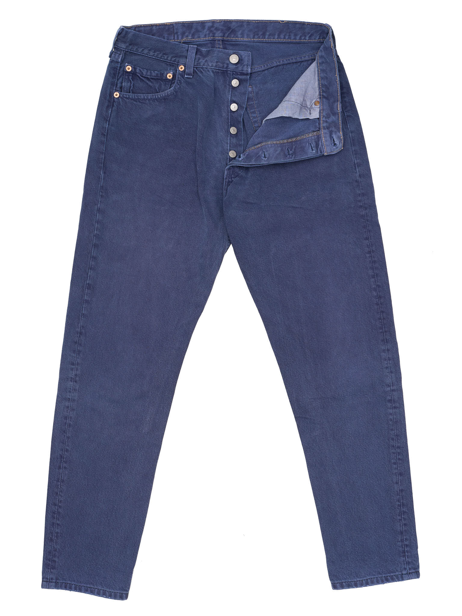 Vintage LEVI'S 501 Straight Fit Blue Tapered Jeans Made in USA