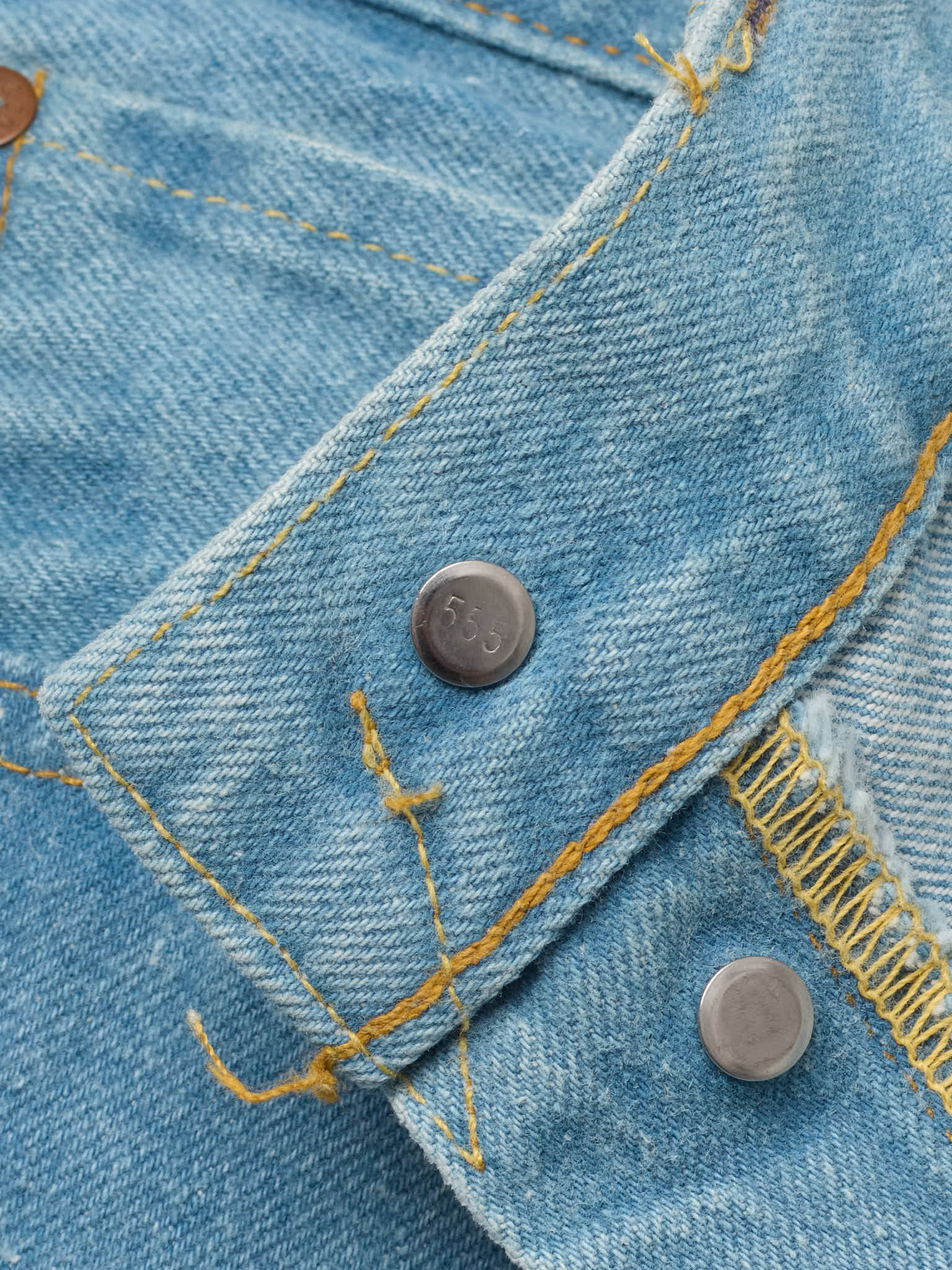 Vintage LEVI'S 501 XX Valencia St. Light Blue Cotton Jeans Made in USA LVC 1998 NOS