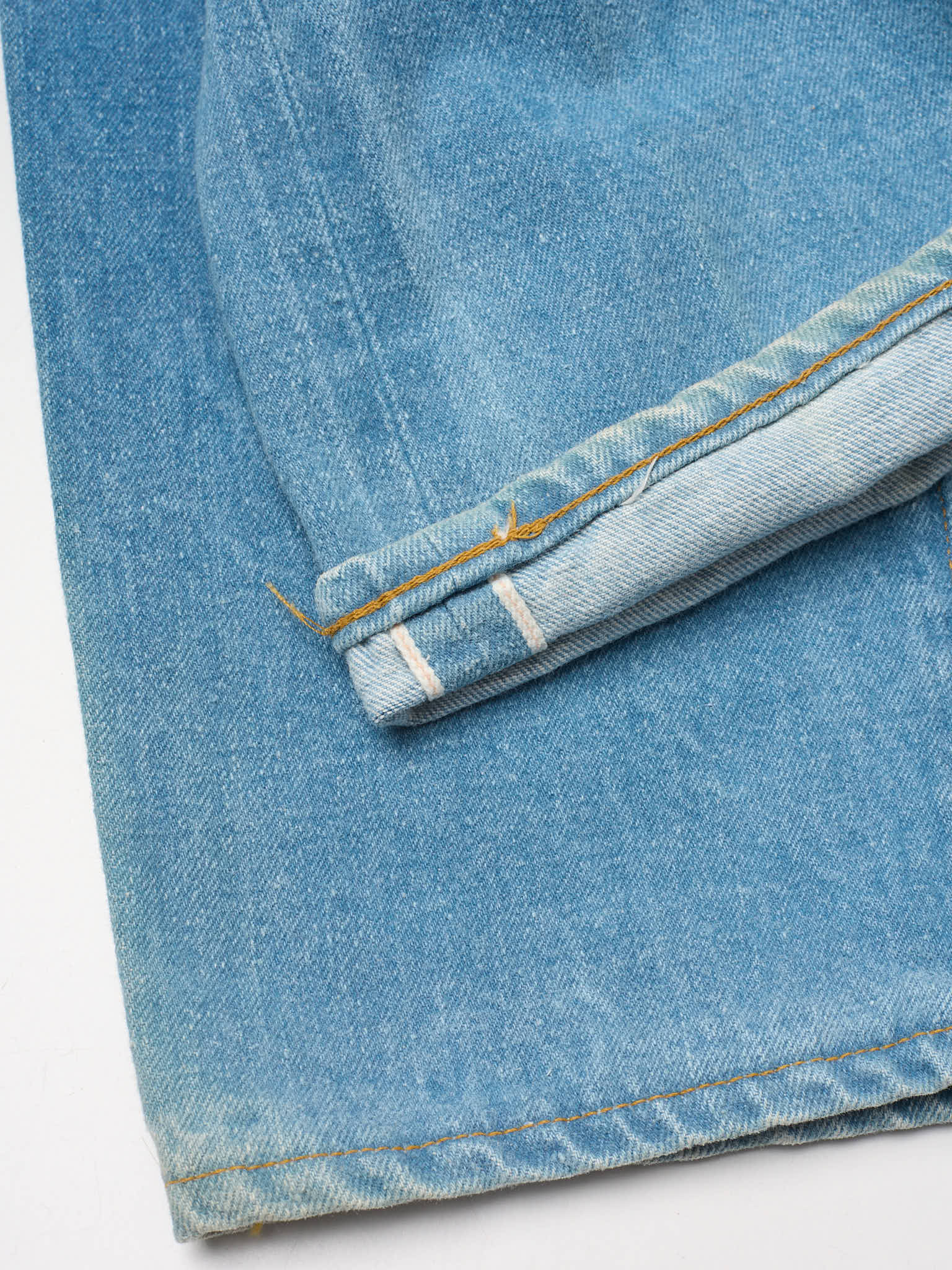 Vintage LEVI'S 501 XX Valencia St. Light Blue Cotton Jeans Made in USA LVC 1998 NOS