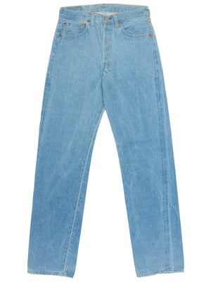 Vintage LEVI'S 501 XX Valencia St. Light Blue Cotton Jeans Made in USA LVC 1998 NOS