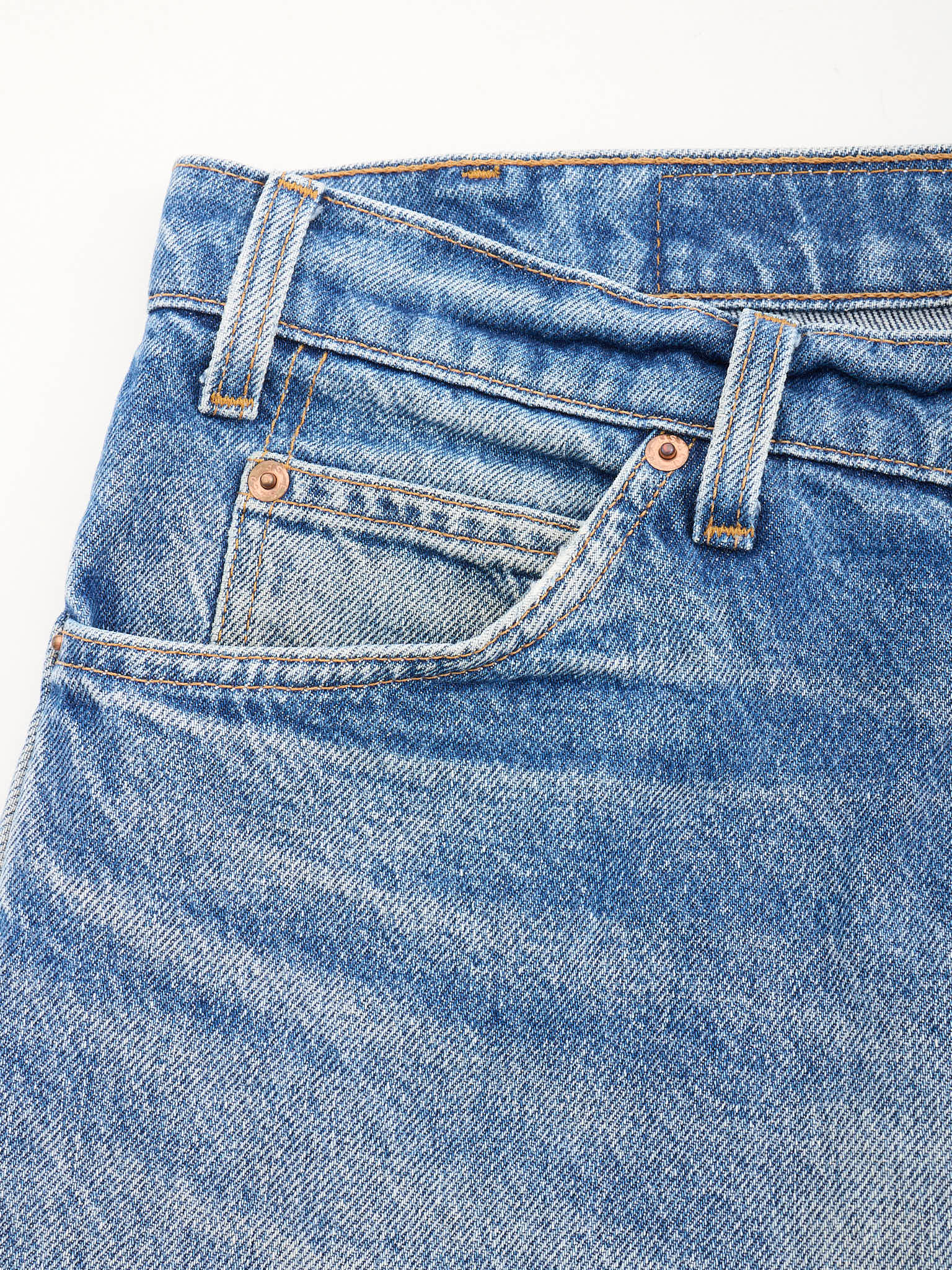 Vintage LEVI'S 505 USA Made Straight Leg Orange Tab Jeans 34/32 1995