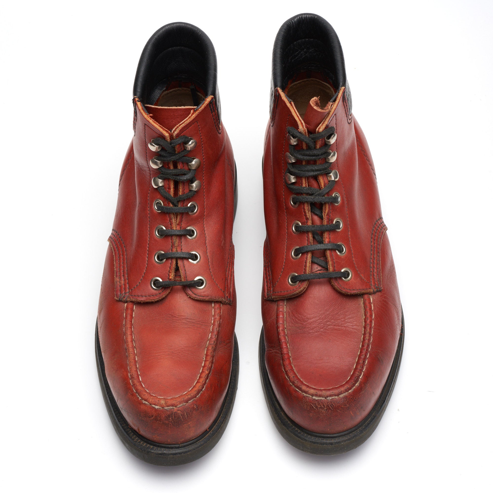 Rare Vintage RED WING Style 202 Moc Toe SuperSole Boots US 10 RED WING SHOES