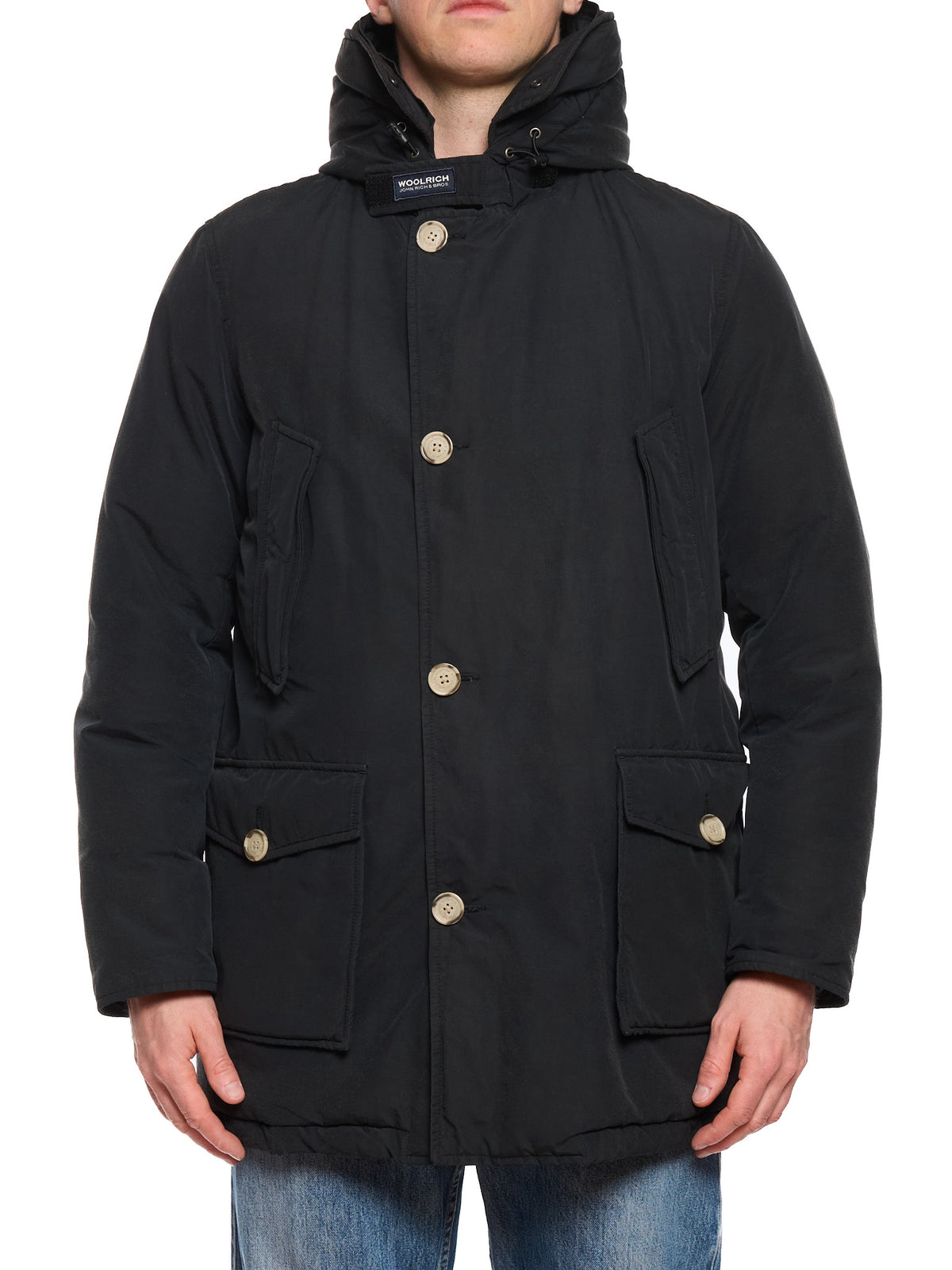 WOOLRICH Black Artic Parka Down Jacket USA Made