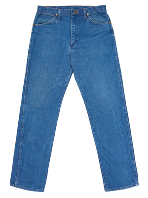 Vintage 80s WRANGLER 13MWZ Cowboy Cut Jeans Made in USA 33x32 Denim