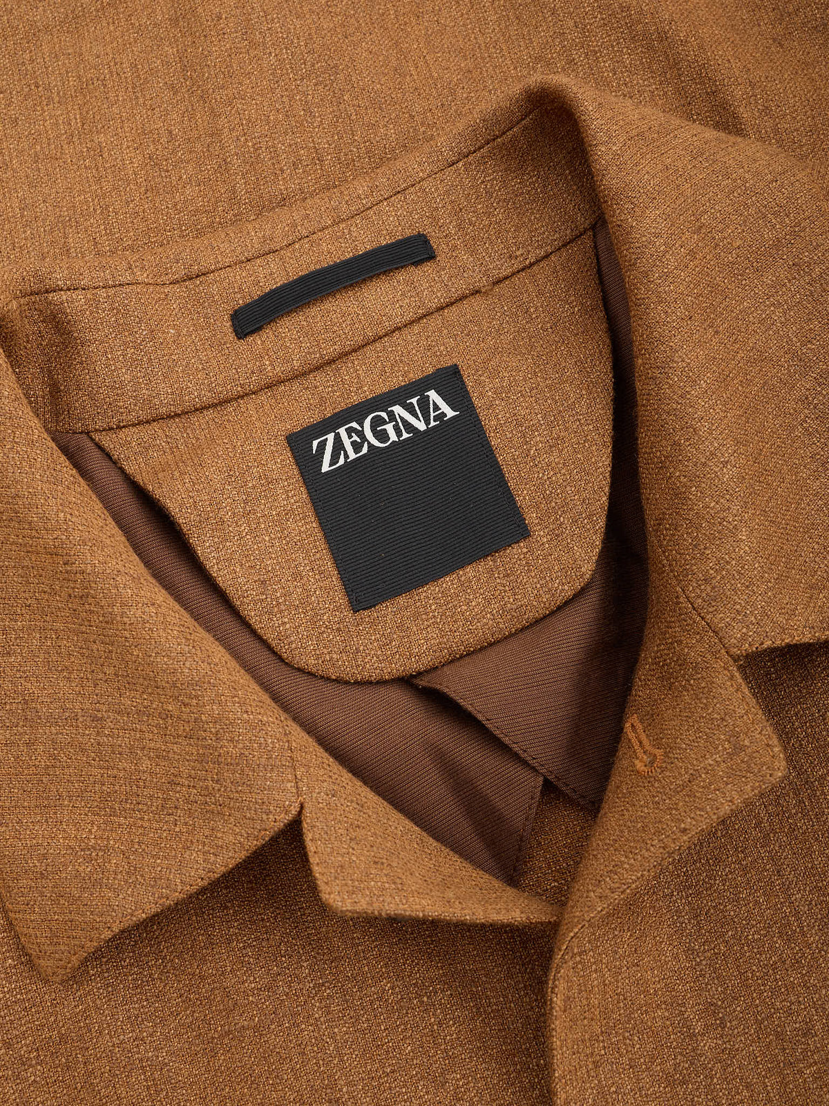 ZEGNA Vicuna Color Silk-Linen-Wool Overshirt  Chore Jacket NEW