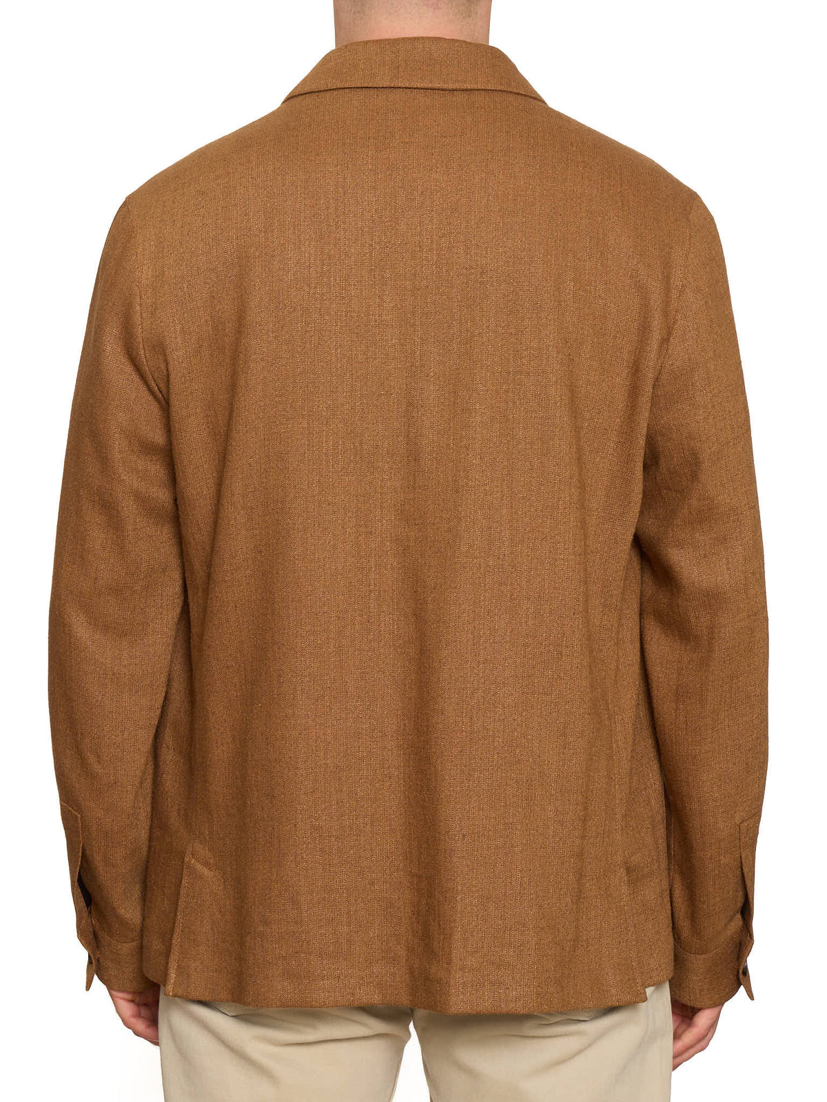 ZEGNA Vicuna Color Silk-Linen-Wool Overshirt  Chore Jacket NEW