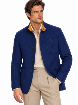 BERLUTI Paris Hand-Made Double Face Pure Cashmere Forestiere style Jacket