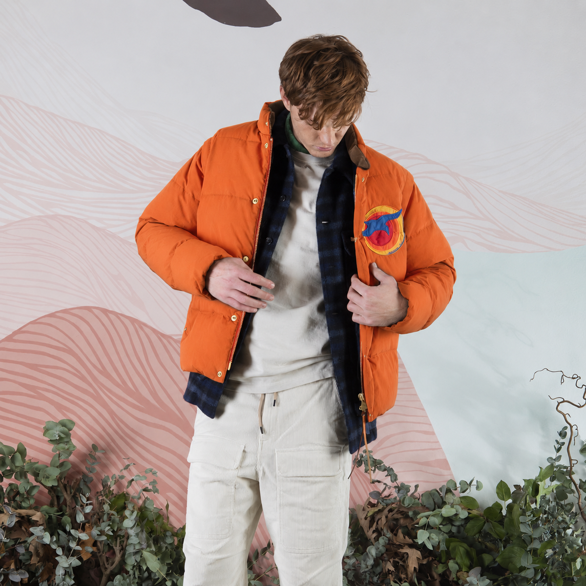HOLUBAR "Mustang Kaleidoscope" 75th Avniv. Limited Down Puffer Jacket Vest