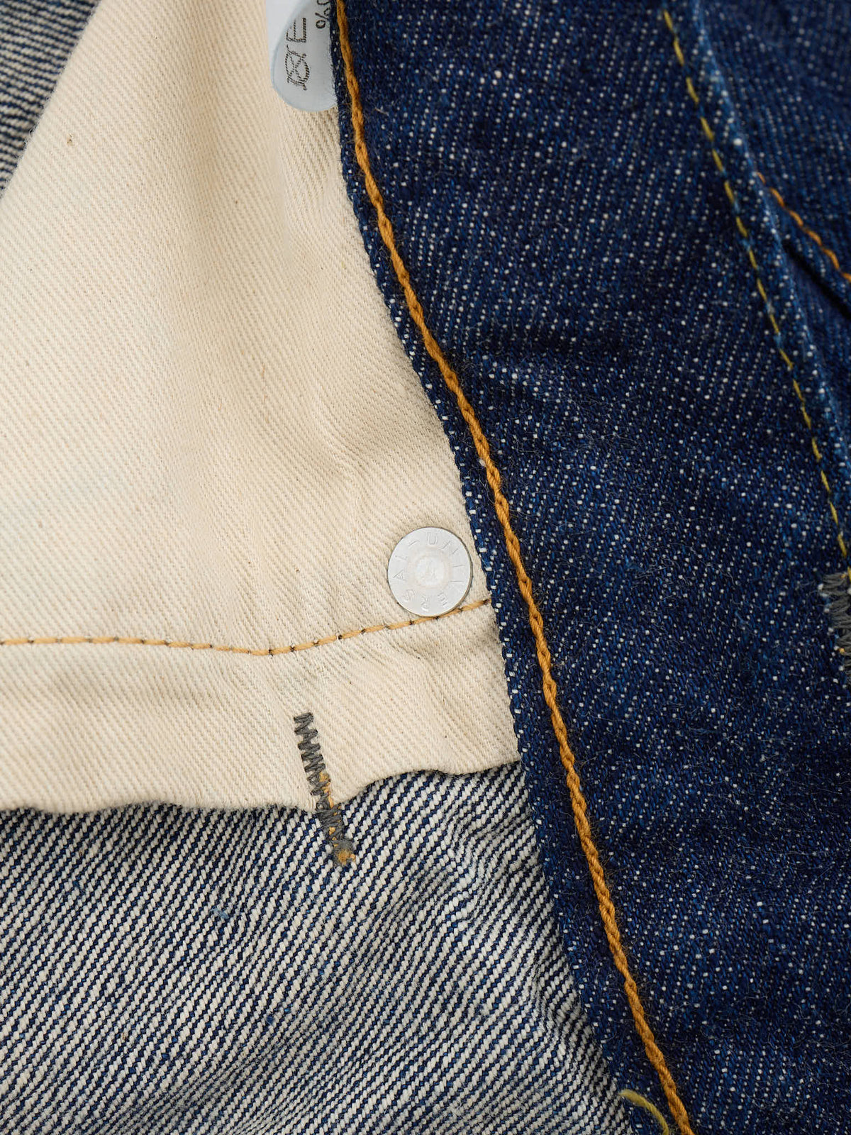 orSlow 107 Blue Denim Cotton Slim Fit Selvedge Jeans 5 / XL