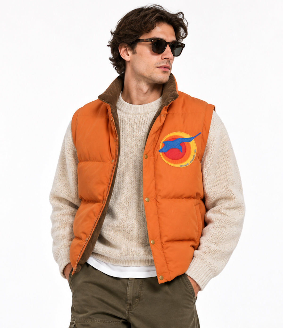 HOLUBAR "Mustang Kaleidoscope" 75th Avniv. Limited Down Puffer Jacket Vest