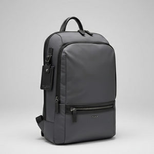 TUMI Foxwood Medium Size Unisex Gray Dual Zip Backpack Medium Unisex