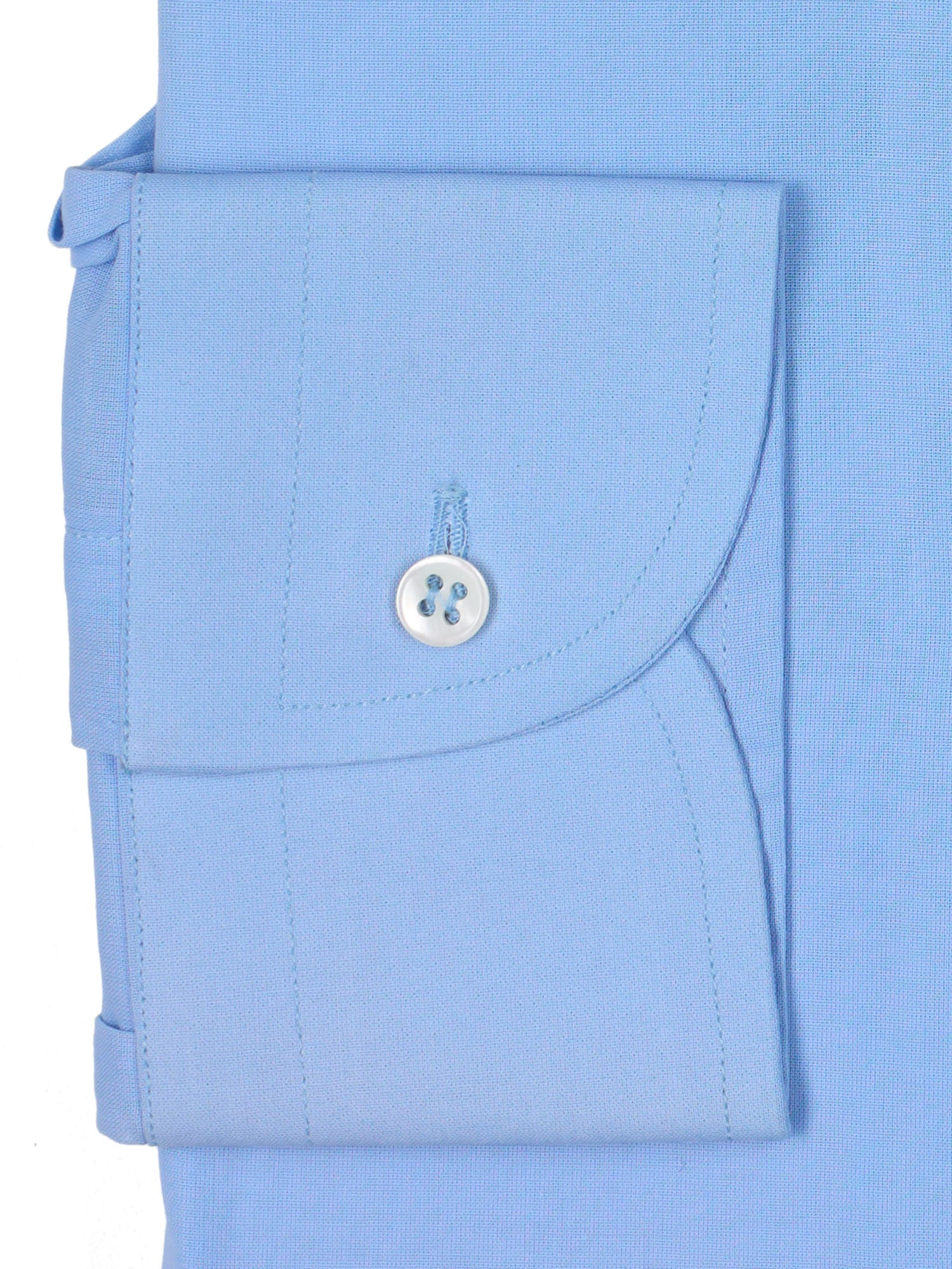 SIR BONSER for Vannucci Blue Cotton Dress Shirt