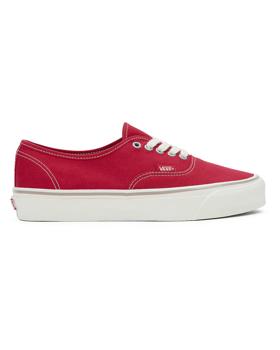 VANS Authentic Reissue Racing Red Low-Top Sneaker Shoes