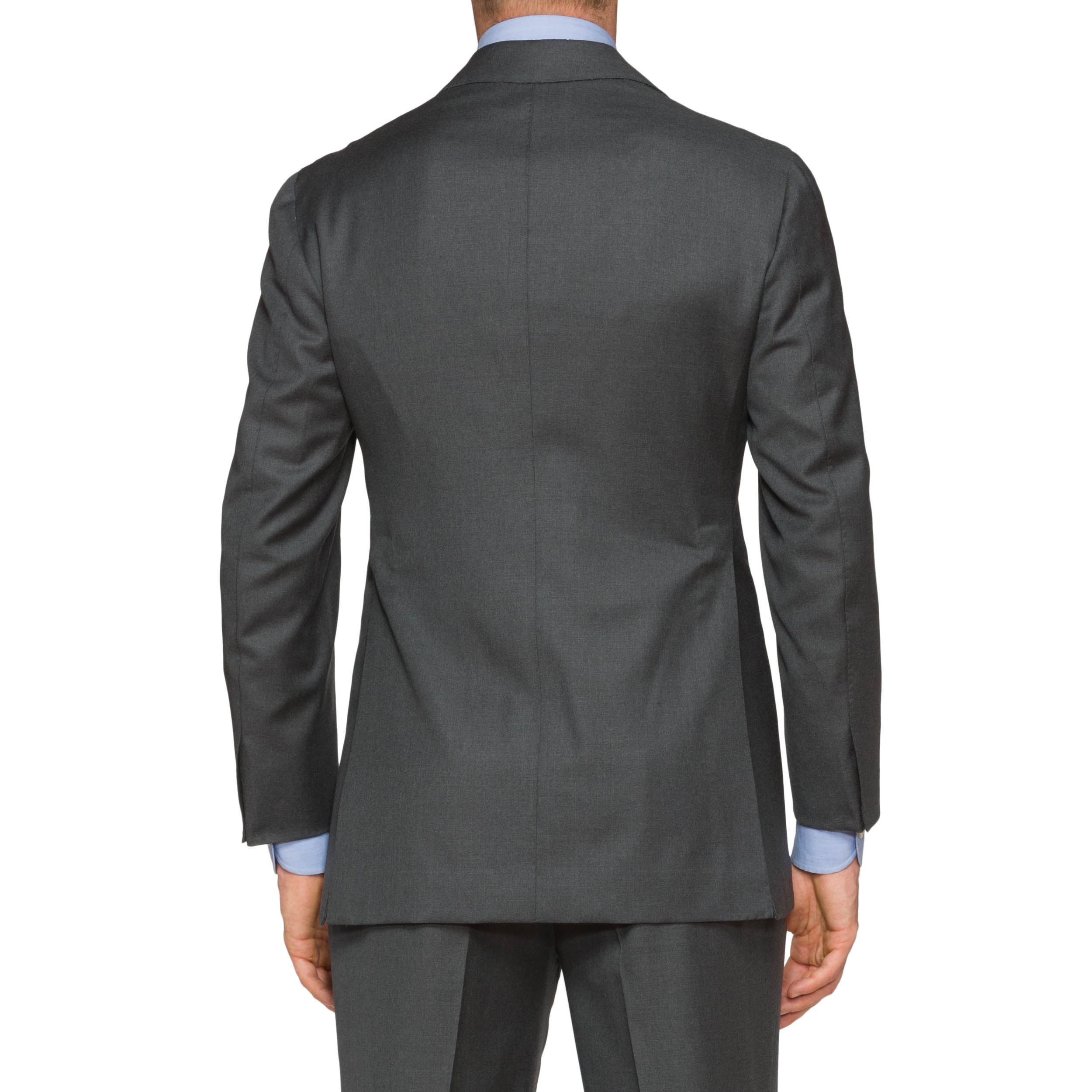 Sartoria CHIAIA Napoli Handmade Gray Wool Suit EU 58 NEW US 48 Slim Fit SARTORIA CHIAIA