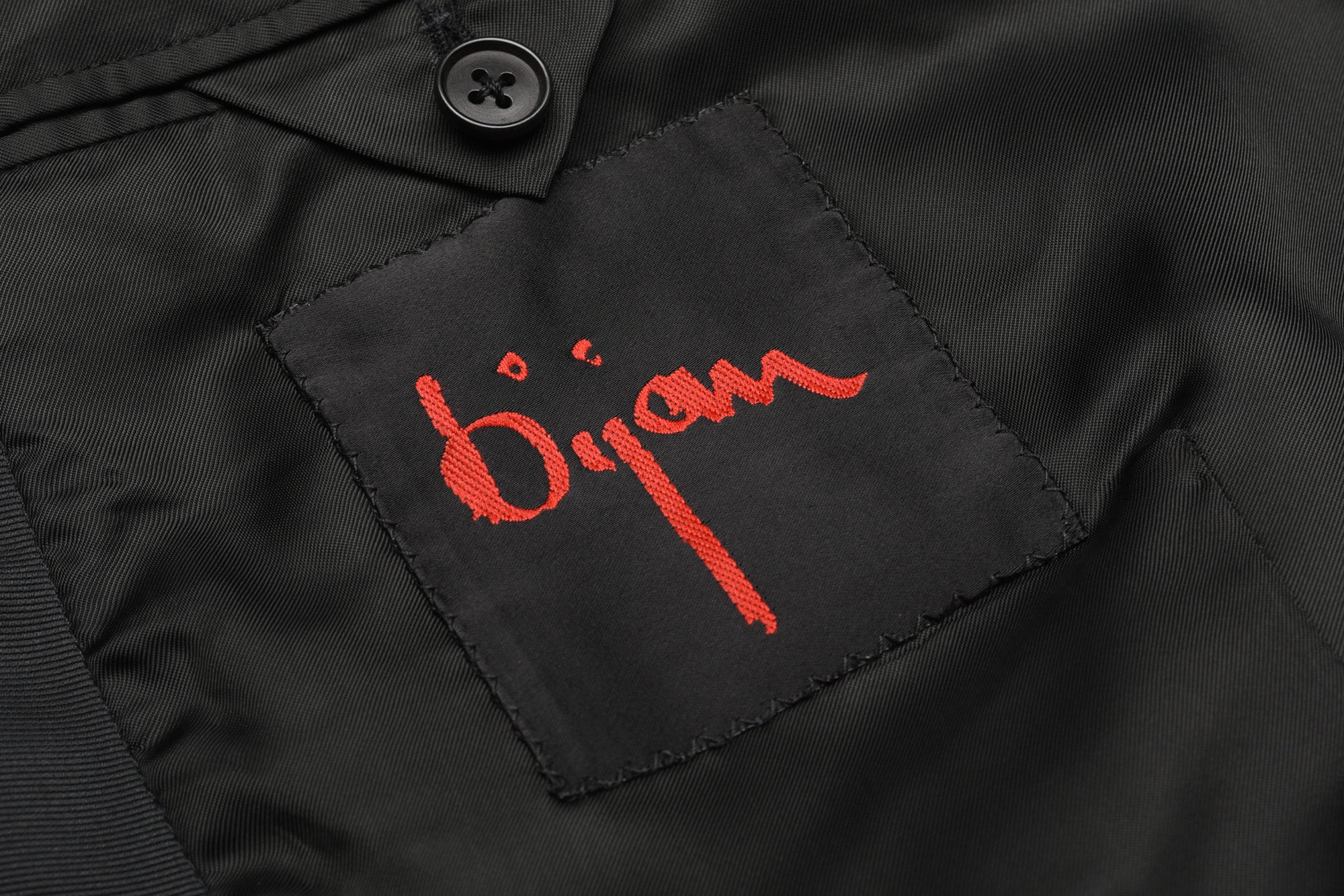 BIJAN Handmade Black Wool Mohair DB Tail Coat Frock Suit EU 58 NEW US 48 Luxury BIJAN