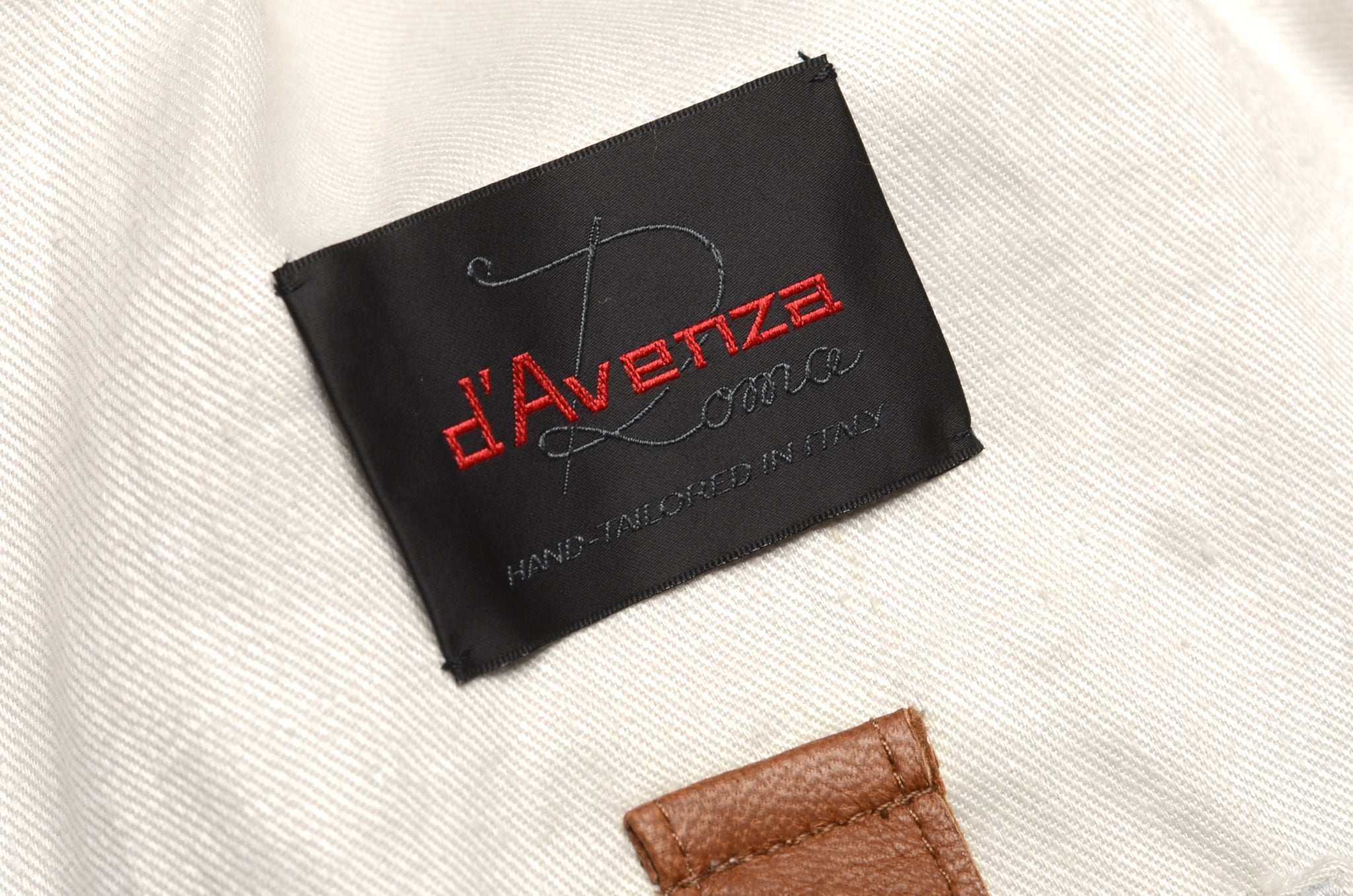D'AVENZA Light Gray Cotton Silk Unlined Field Jacket EU 50 NEW US M D'AVENZA