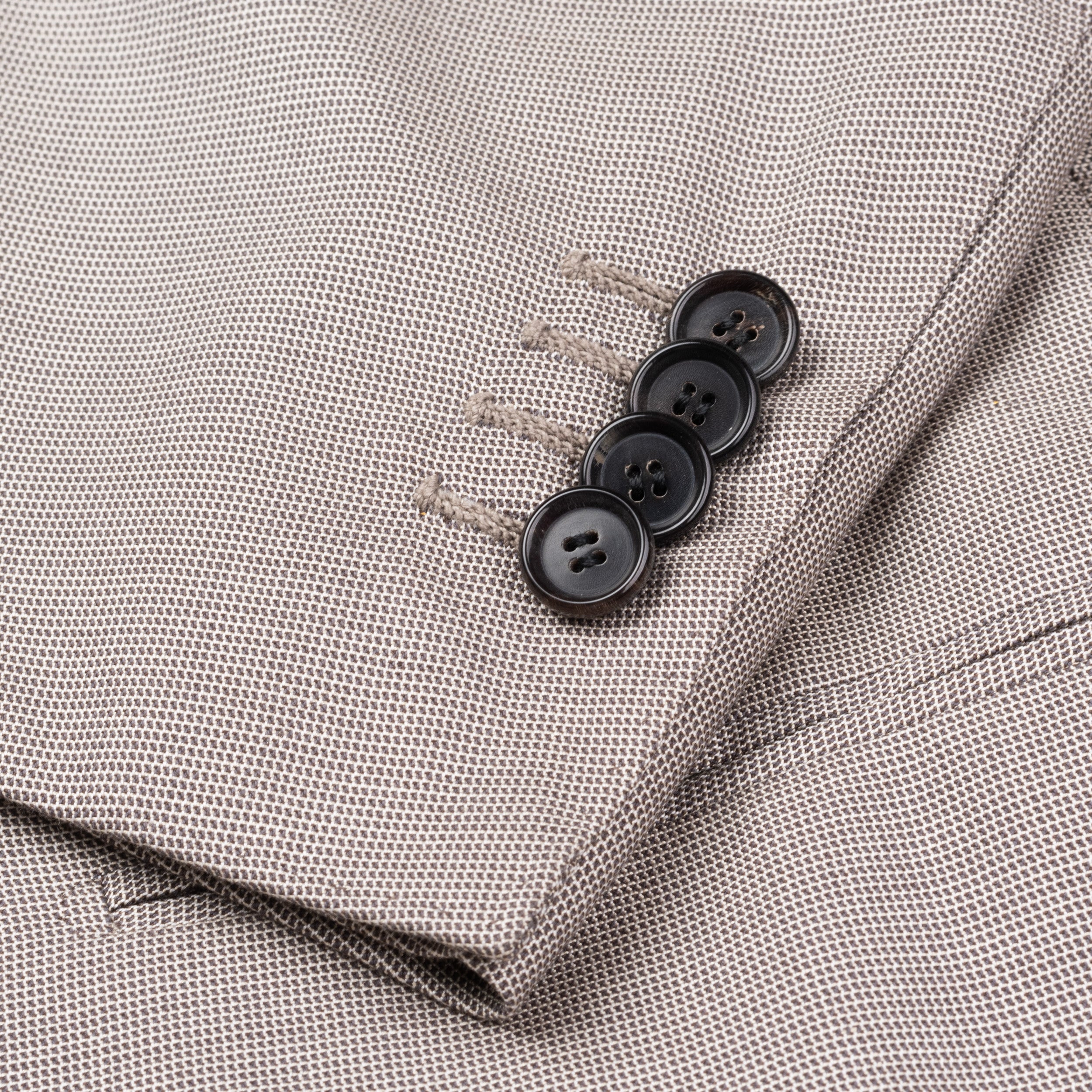 CESARE ATTOLINI Napoli Gray Cotton Silk Double Breasted Blazer Jacket NEW