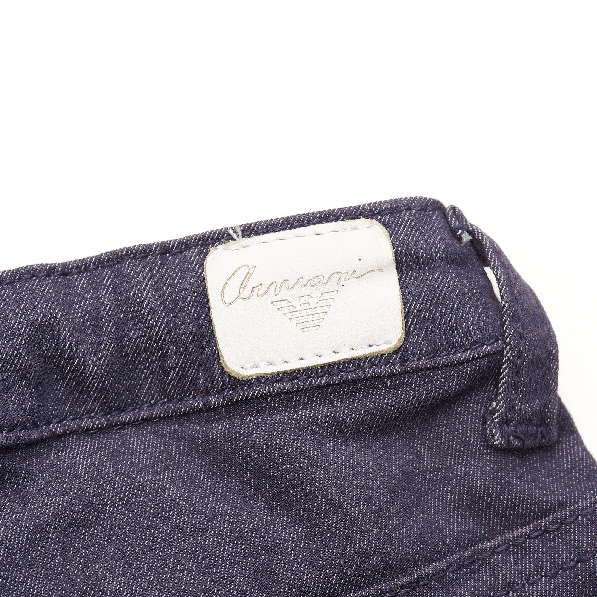 ARMANI JUNIOR Blue Cotton Blend Boys Jeans Pants Size 8A / 130cm 