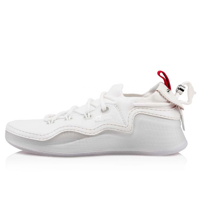 Christian LOUBOUTIN Arpoador Man White Low Top Sneakers EU 39 NEW
