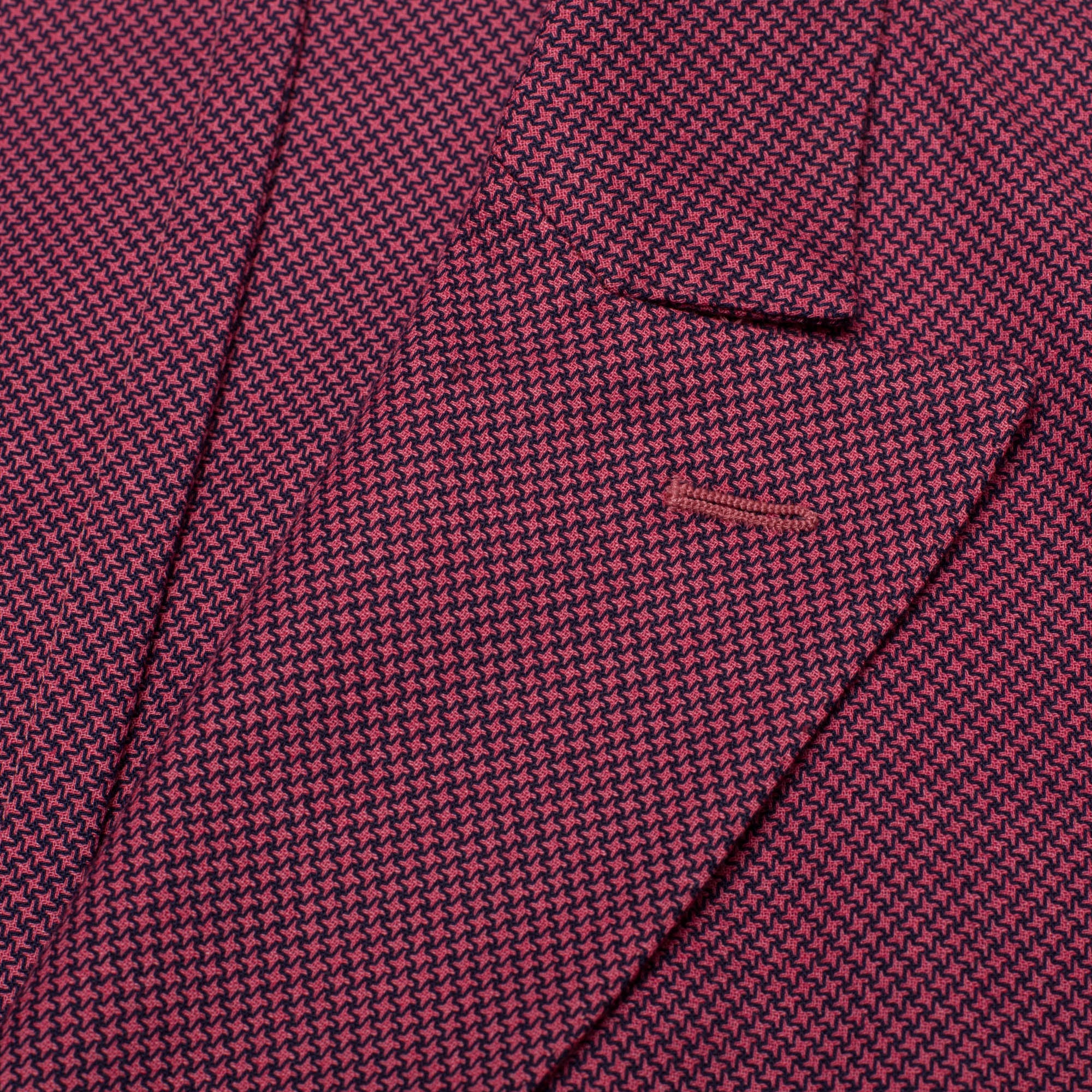 BELVEST "50th Anniversary"  Dark Raspberry Cotton Unlined DB Suit 50 NEW US 40 BELVEST