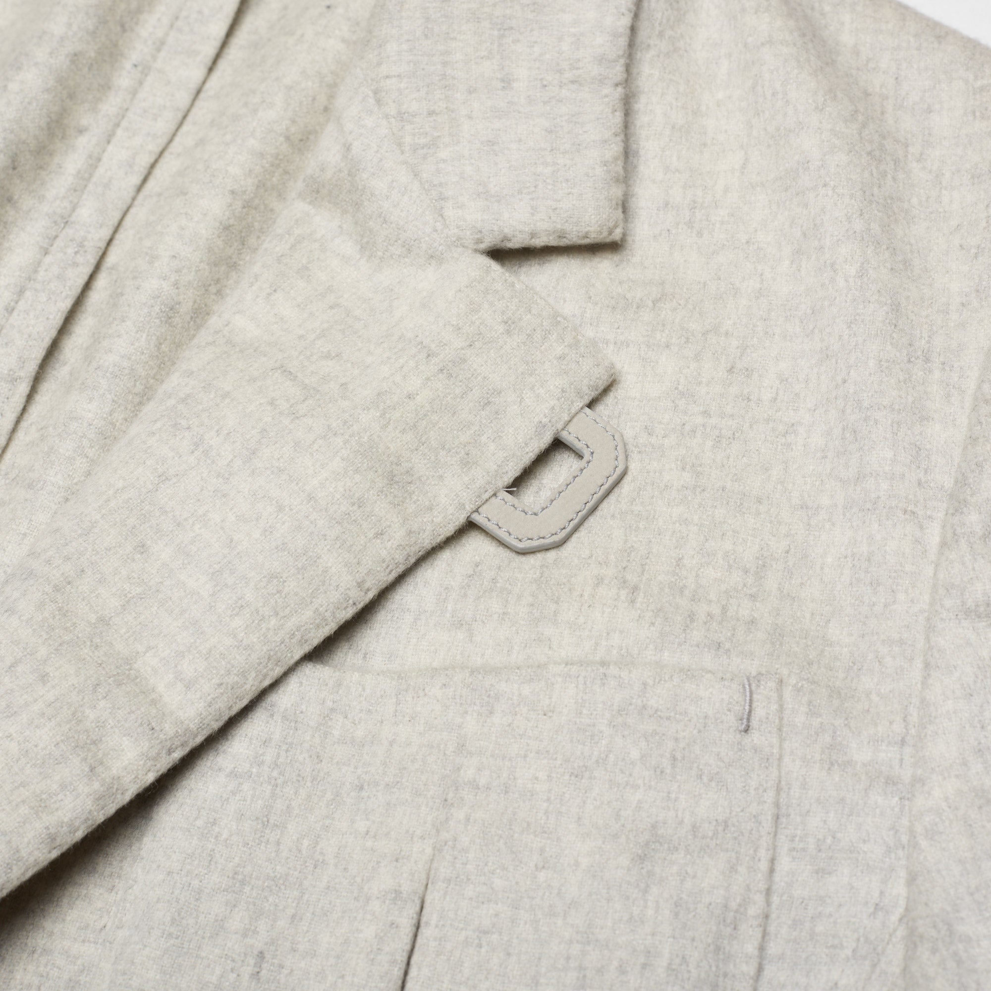 BERLUTI Paris Melange Light Gray Cashmere Blazer Jacket Size R50 US 40 BERLUTI