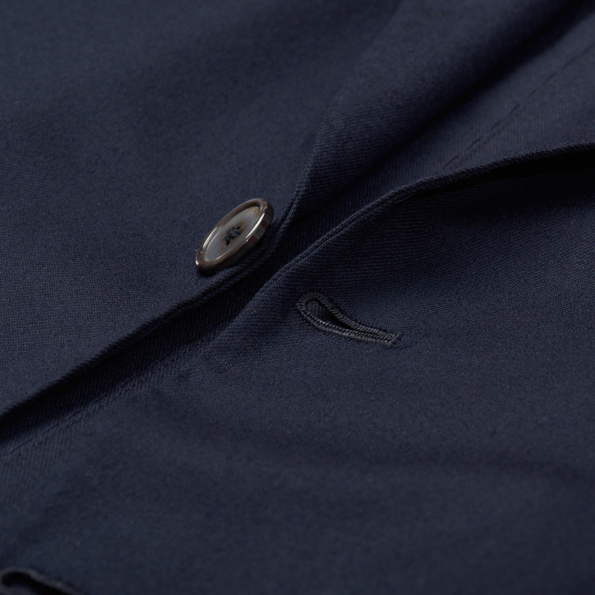 SCIAMAT for BESPOKE ATHENS Handmade Dark Blue Cashmere Jacket EU 54 US 44