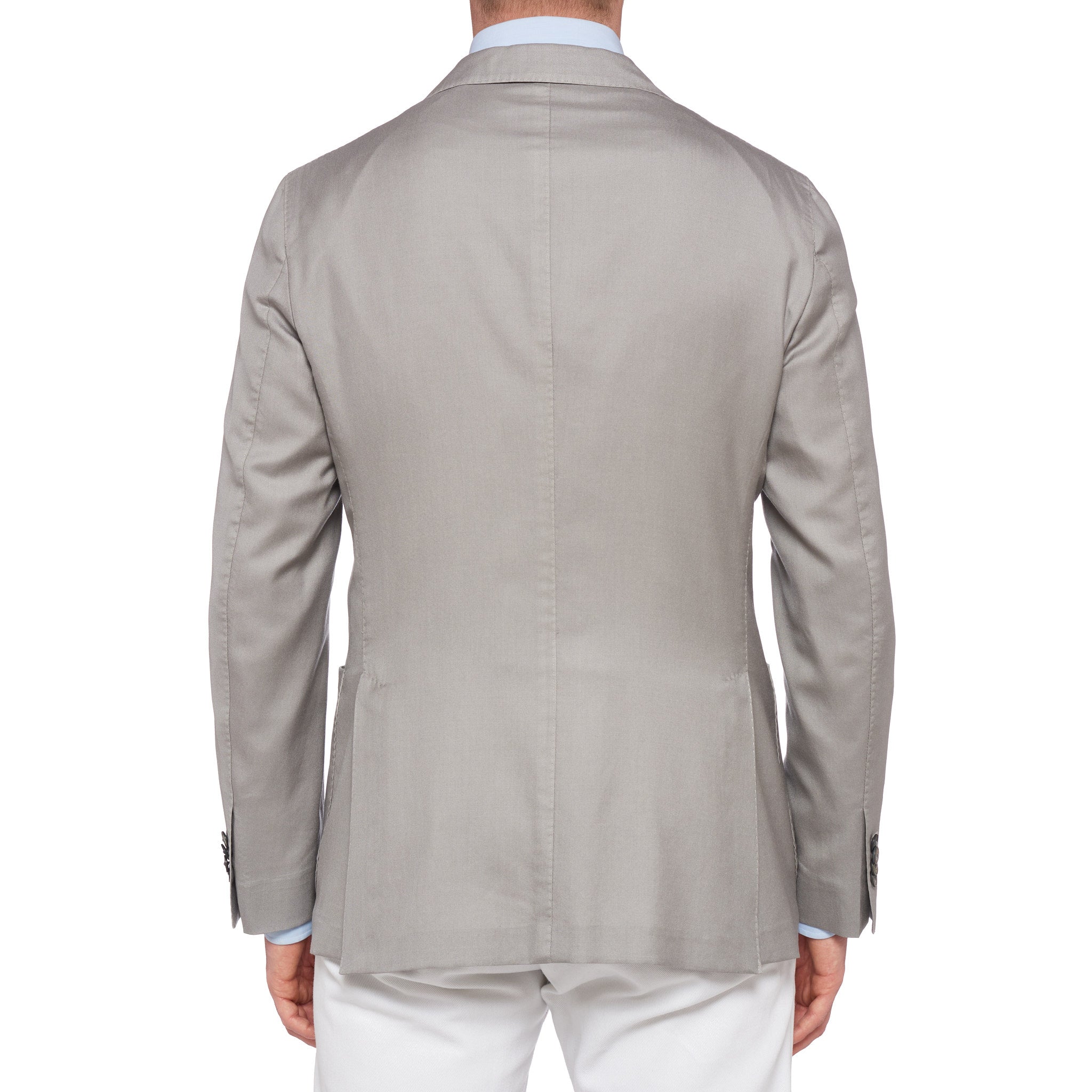 BOGLIOLI Milano "K.Jacket" Light Gray Cashmere-Silk Unlined Blazer Jacket NEW BOGLIOLI