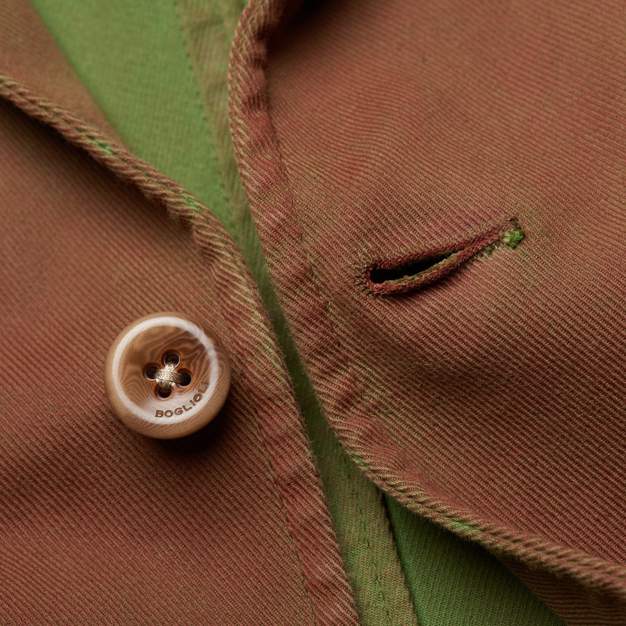 BOGLIOLI Galleria Brown Garment Dyed Waxed Cotton 4 Button Jacket 50 NEW US 40 BOGLIOLI