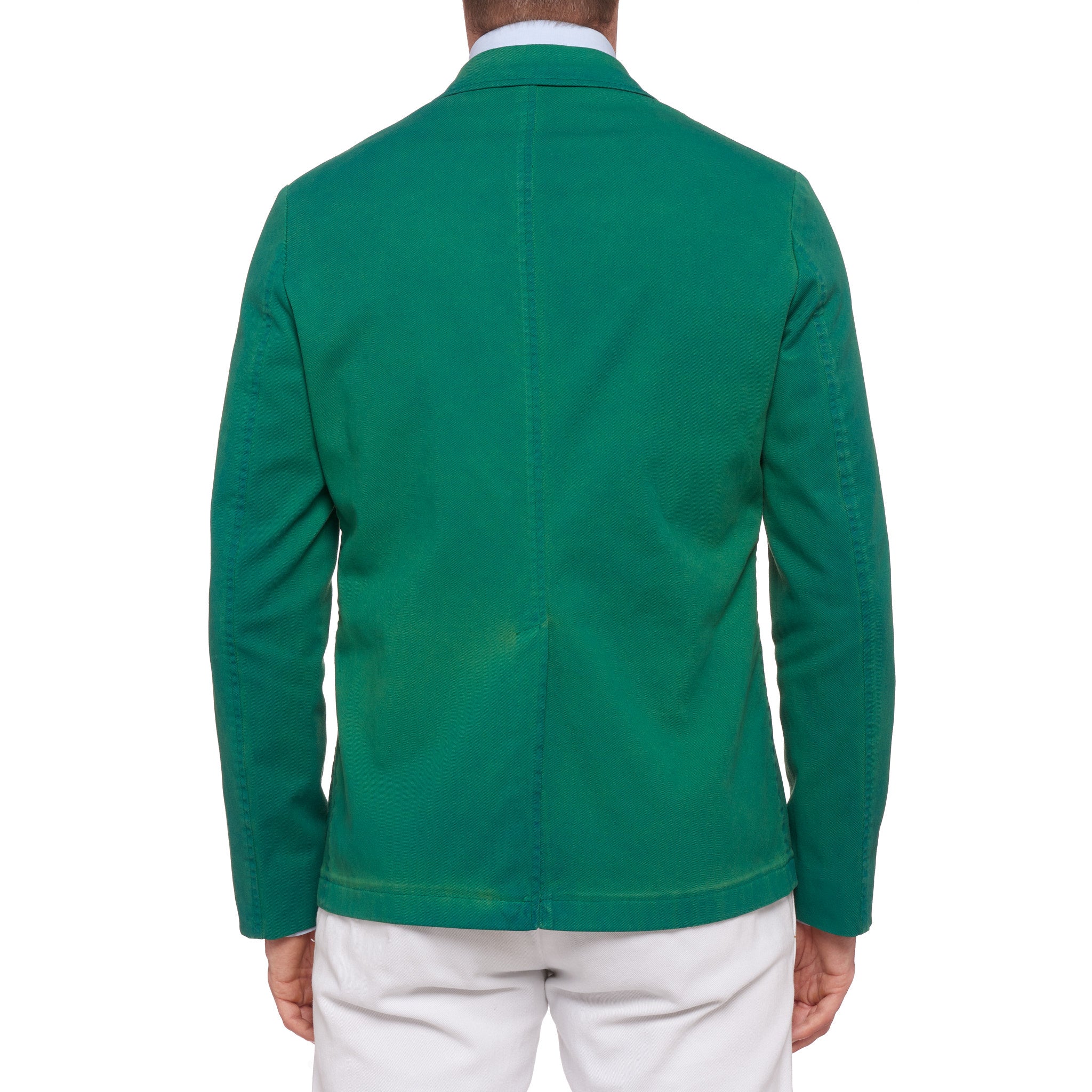 BOGLIOLI Galleria Green Garment Dyed Waxed Cotton 4 Button Jacket 50 NEW US 40 BOGLIOLI