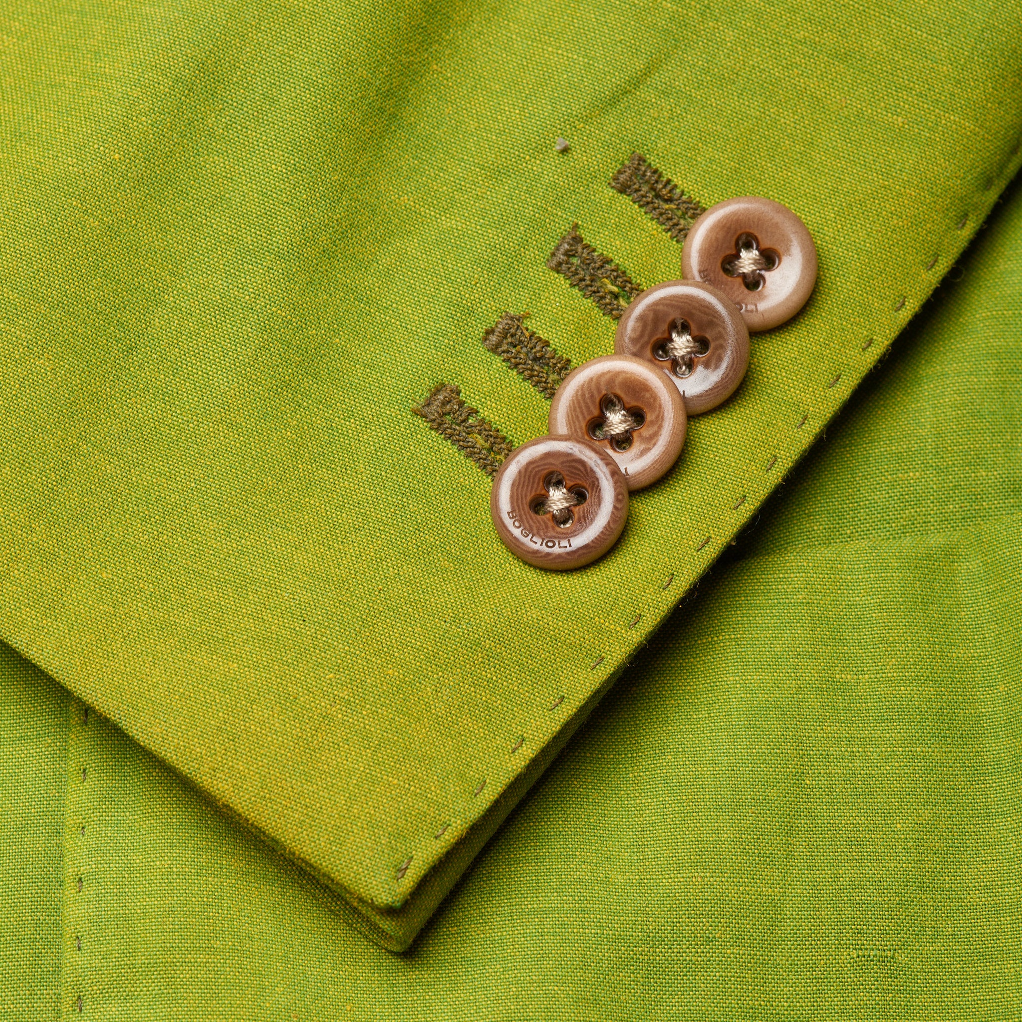 BOGLIOLI Galleria Lime Garment Dyed Wool-Cotton-Mohair Unlined Jacket 50 NEW 40 BOGLIOLI