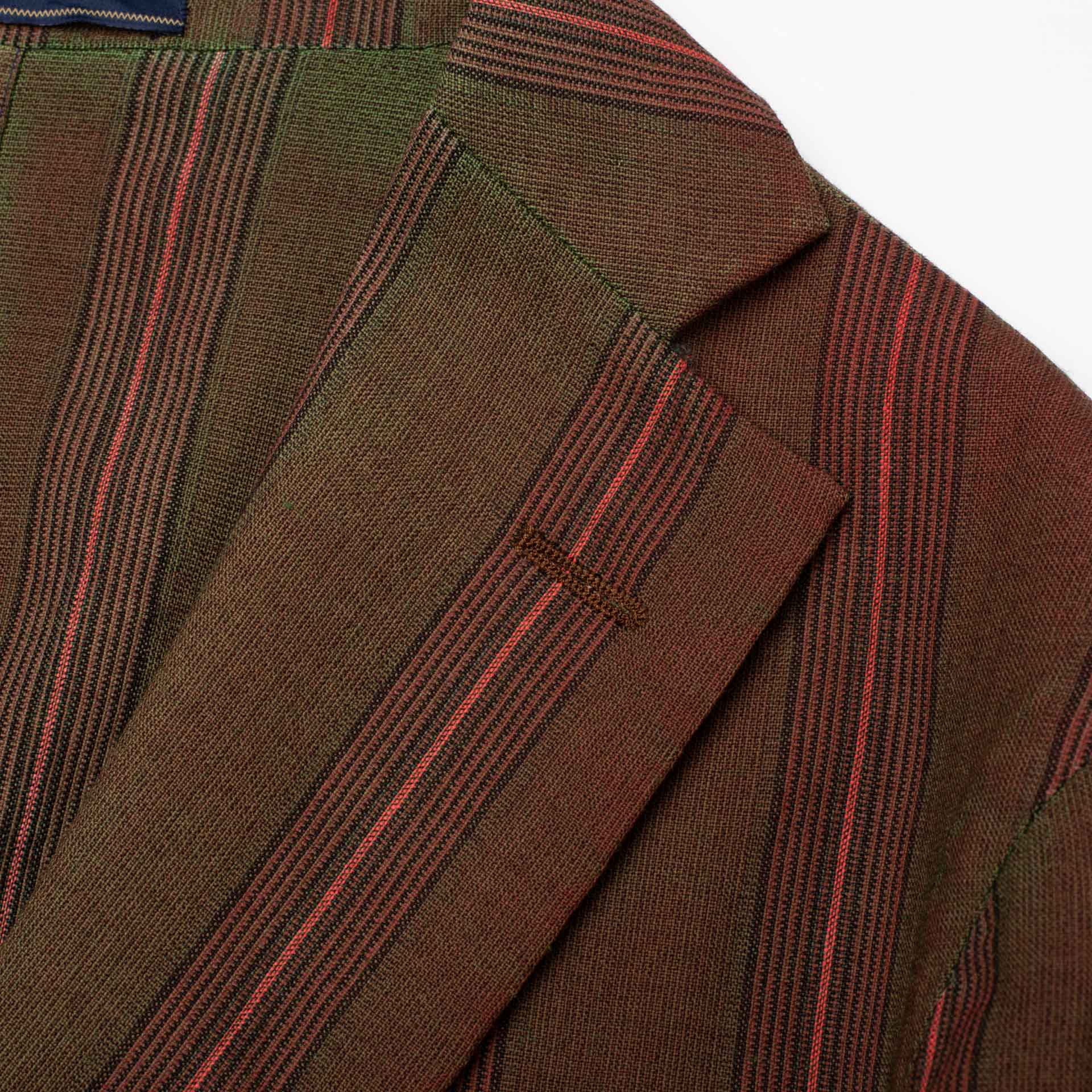 BOGLIOLI Galleria Multi-Color Striped Wool-Silk-Linen Jacket 50 NEW 40 BOGLIOLI