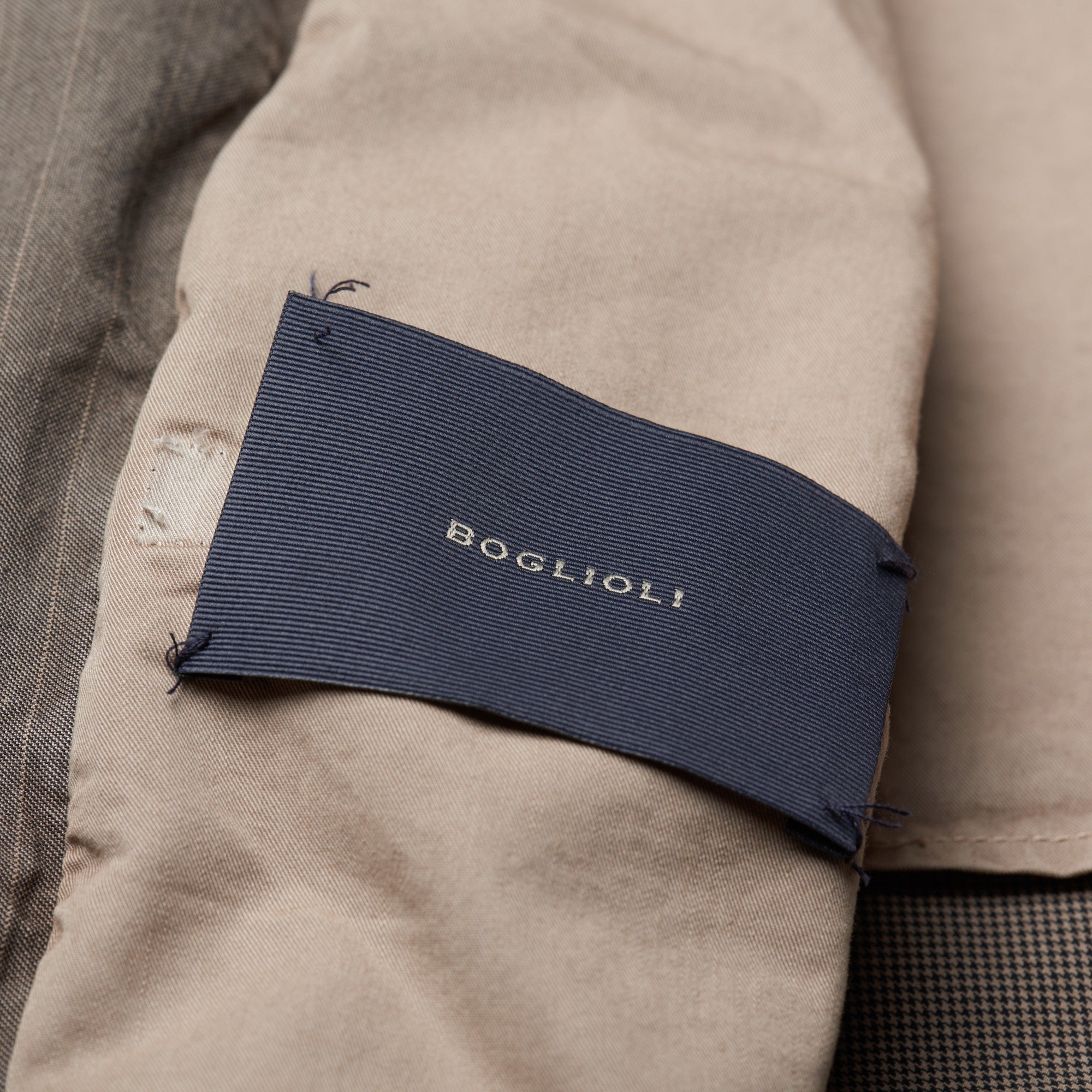 BOGLIOLI Milano Gray Houndstooth Cotton Unlined Women Jacket EU 42 NEW US S WOMEN'S BOUTIQUE