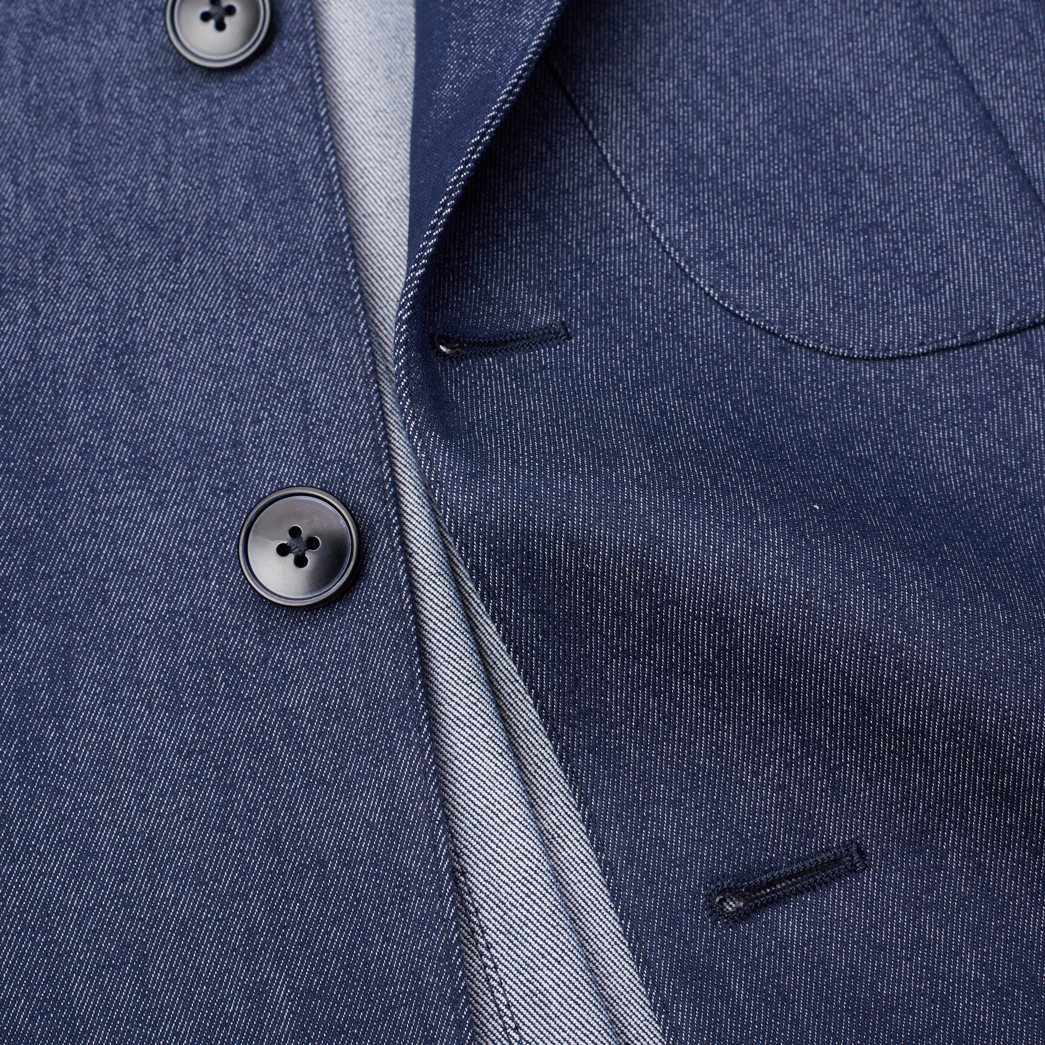 BOGLIOLI Milano "63" Blue Denim Five Button Unlined Jacket EU 48 NEW US 38 BOGLIOLI