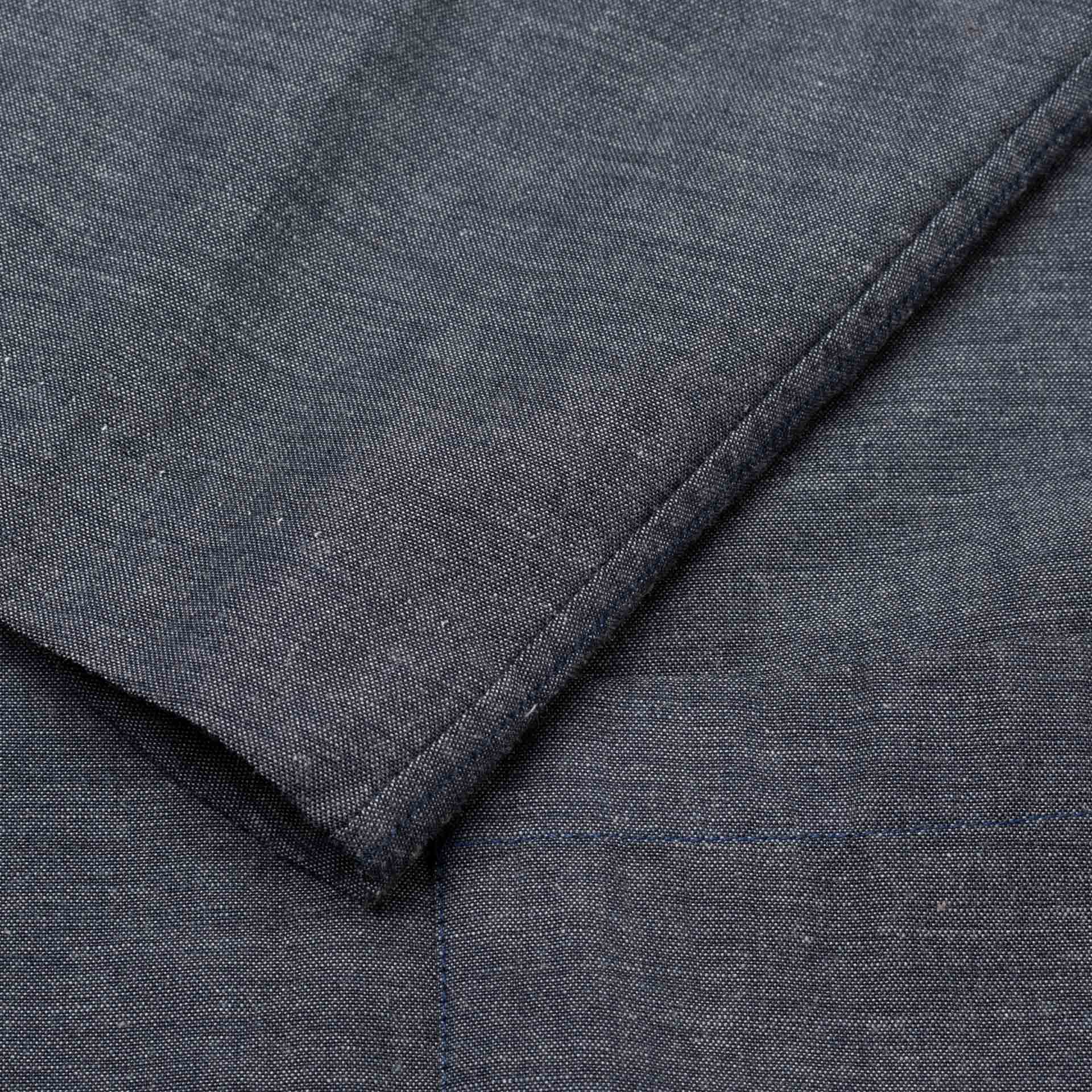 BOGLIOLI "68" Gray Wool-Cotton-Mohair Unconstructed Jacket EU 50 NEW US 40