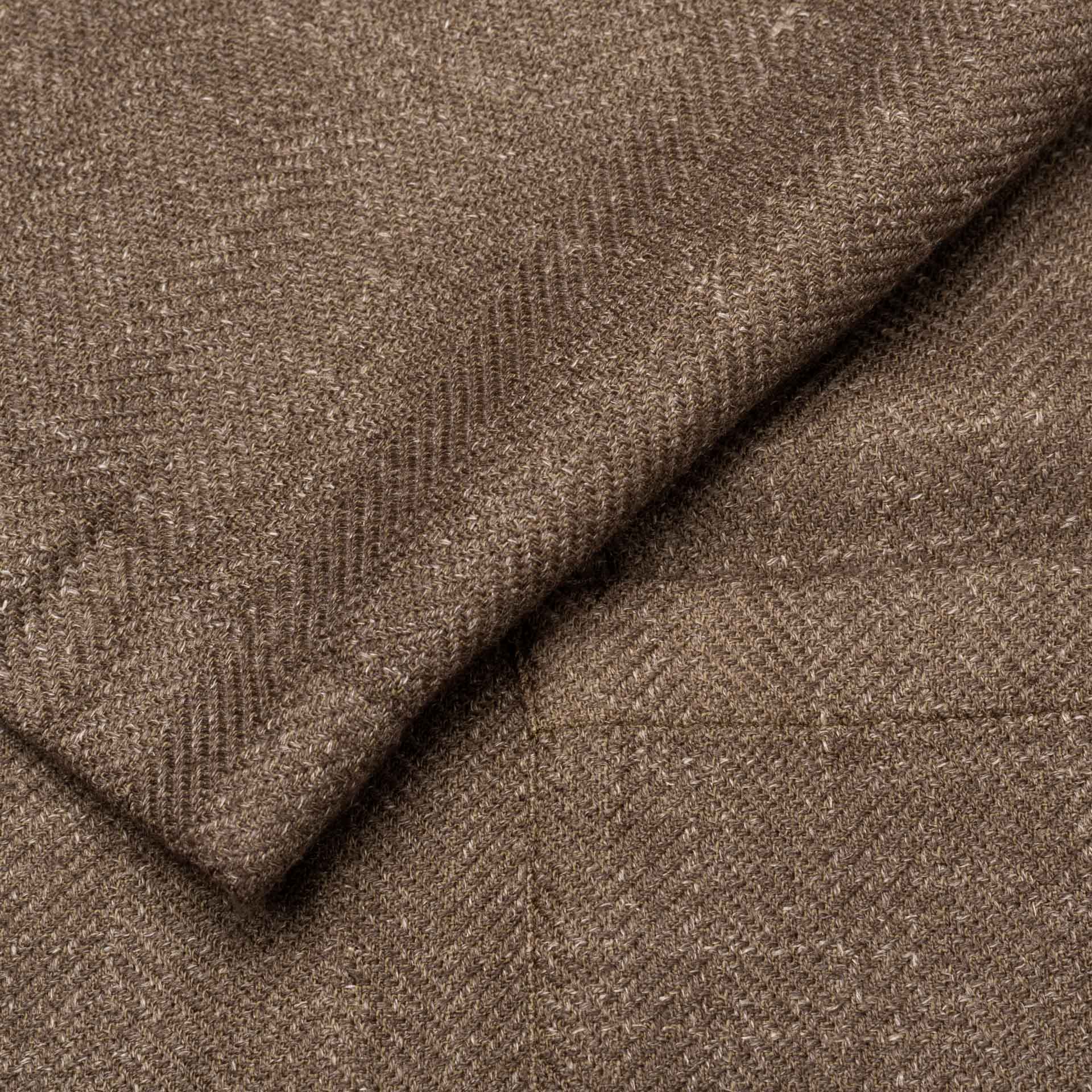BOGLIOLI "68" Herringbone Virgin Wool-Linen Unconstructed Jacket EU 50 NEW US 40 BOGLIOLI