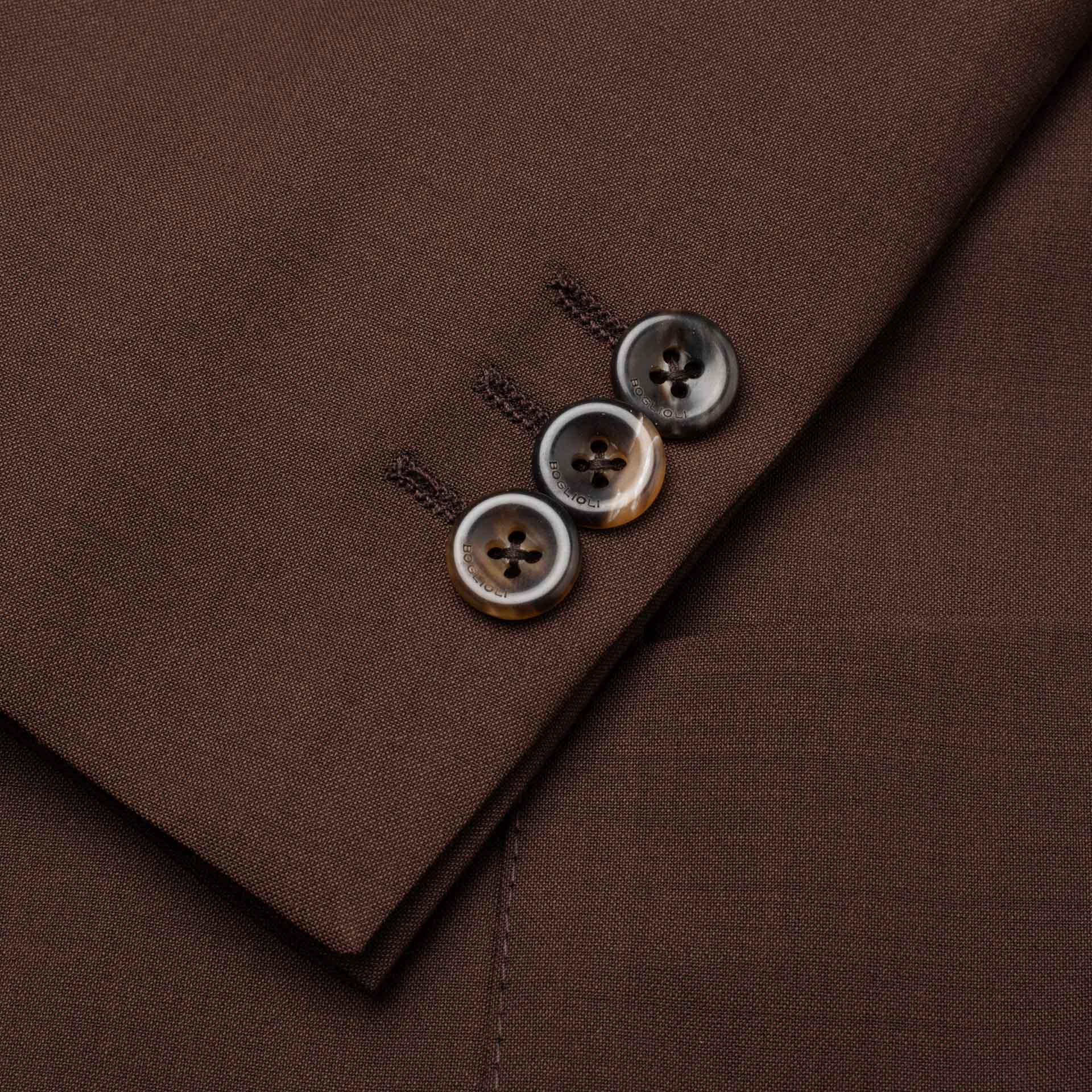 BOGLIOLI Milano "Dover" Brown Wool Soft Jacket Sport Coat EU 48 NEW US 38