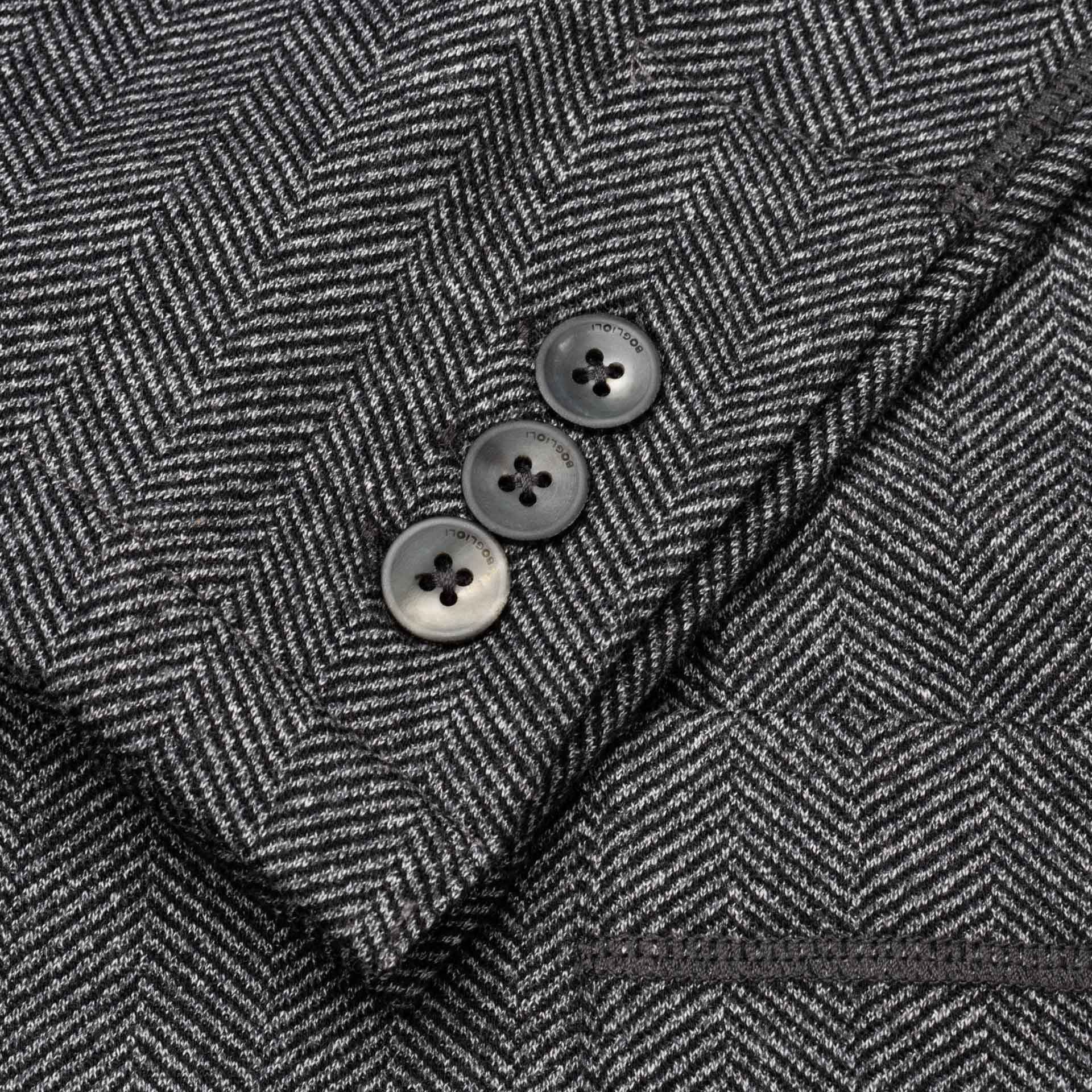 BOGLIOLI Milano "E-Line" Gray Wool-Cotton Unlined Jacket M NEW 40 BOGLIOLI