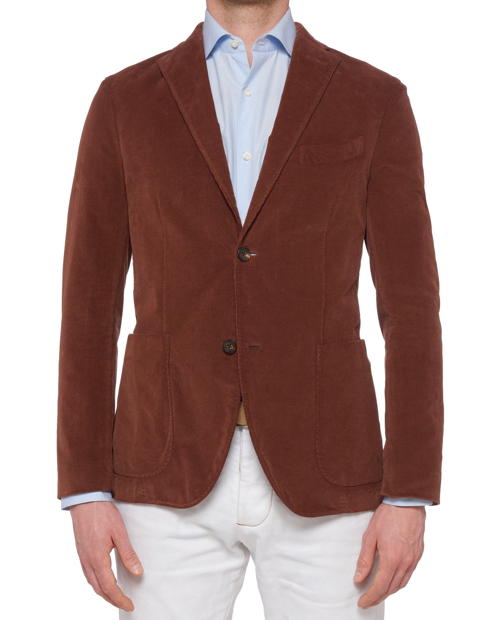 BOGLIOLI Milano "K.Jacket" Brown Corduroy Cotton Unlined Jacket EU 48 NEW US 38 BOGLIOLI