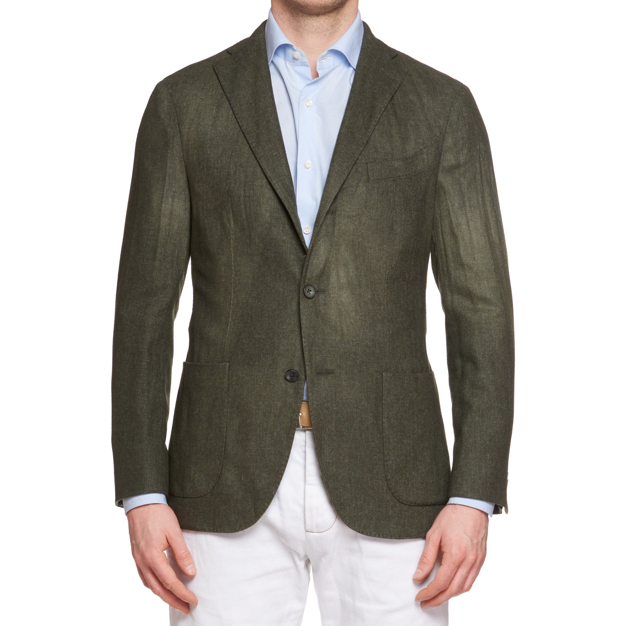BOGLIOLI Milano "K.Jacket" Green Wool Unlined Sport Coat Jacket EU 46 NEW US 36 BOGLIOLI